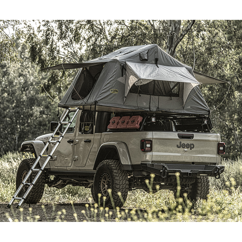 Smittybilt 2583 - Overlander Roof Top Tents, Gray, Polyester