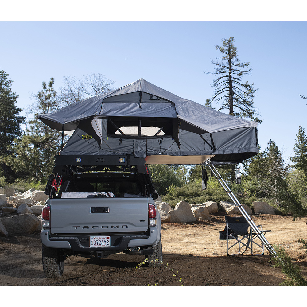 Smittybilt 2683 - Overlander Roof Top Tents, Gray, Polyester