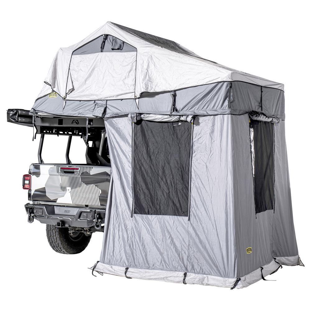 Smittybilt 2688 - Overlander Roof Top Tents, Gray, Polyester