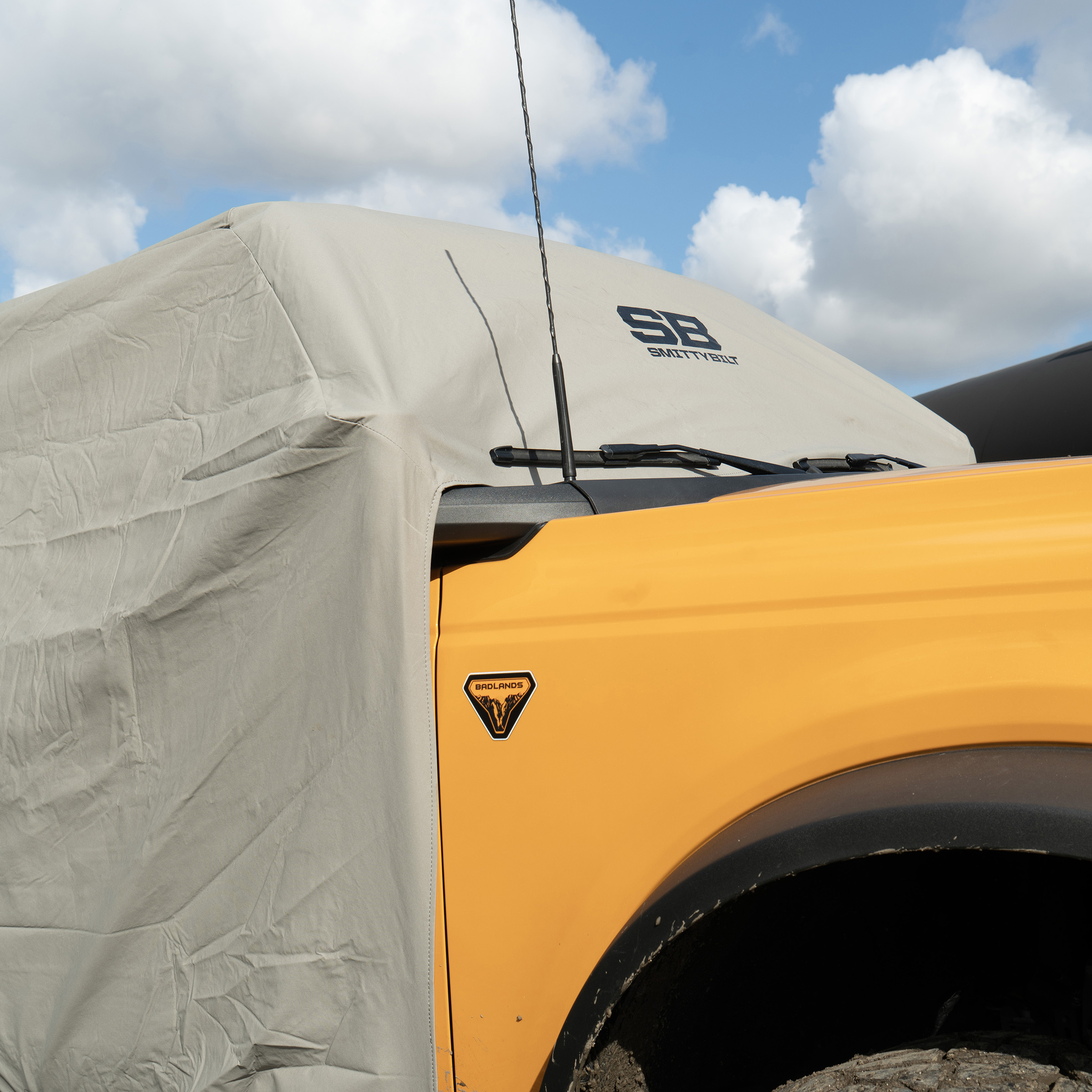 Smittybilt 2081 - Vehicle Covers, Gray, Nylon