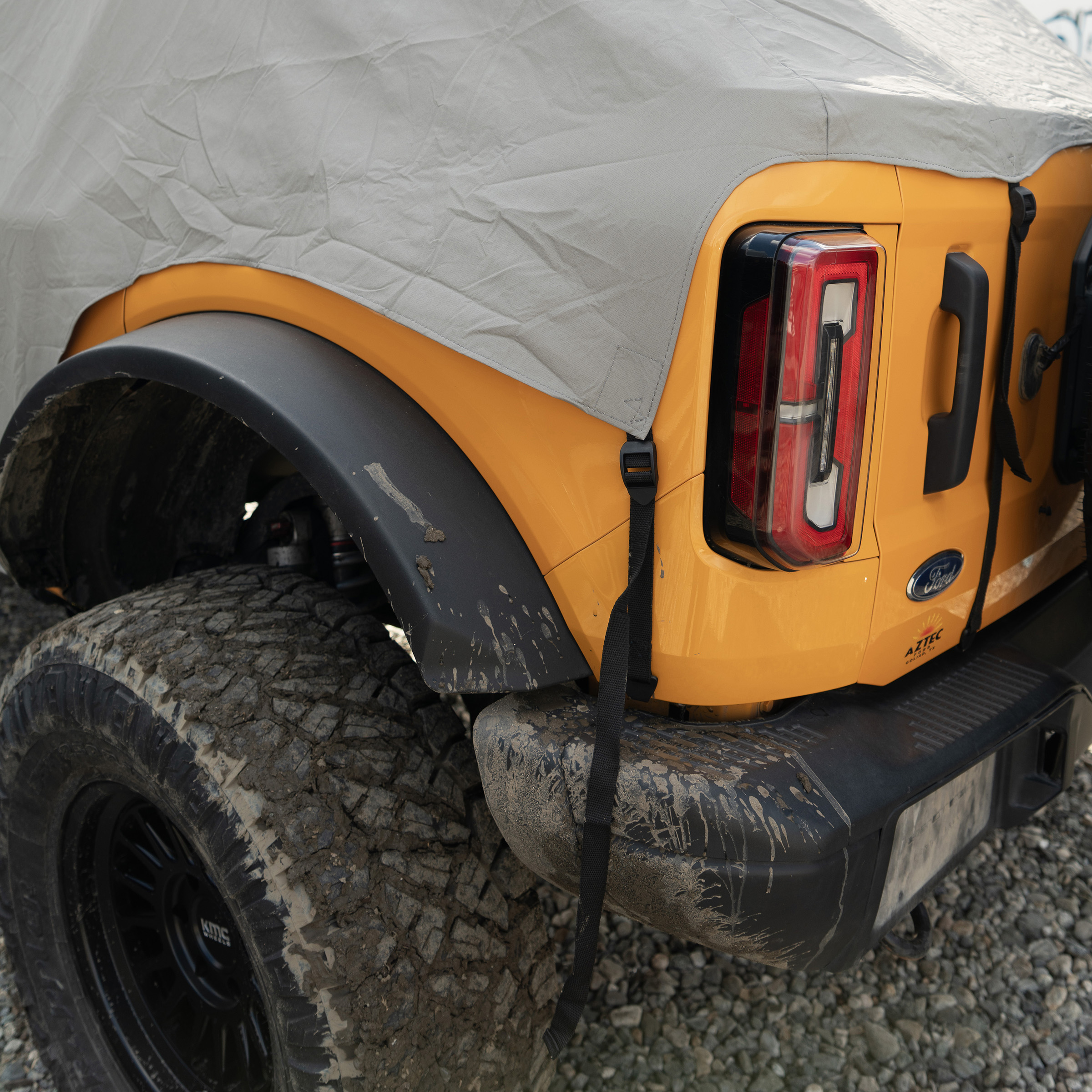 Smittybilt 2081 - Vehicle Covers, Gray, Nylon