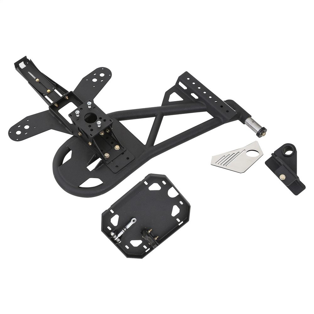 Smittybilt 76857 - XRC Tire Carriers, Black, Steel