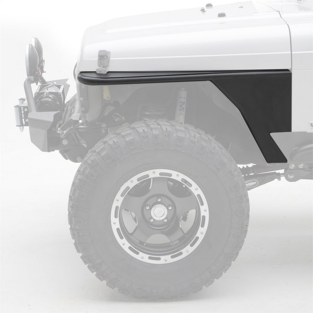 Smittybilt 76872 - XRC Armor Fenders, Black, Steel