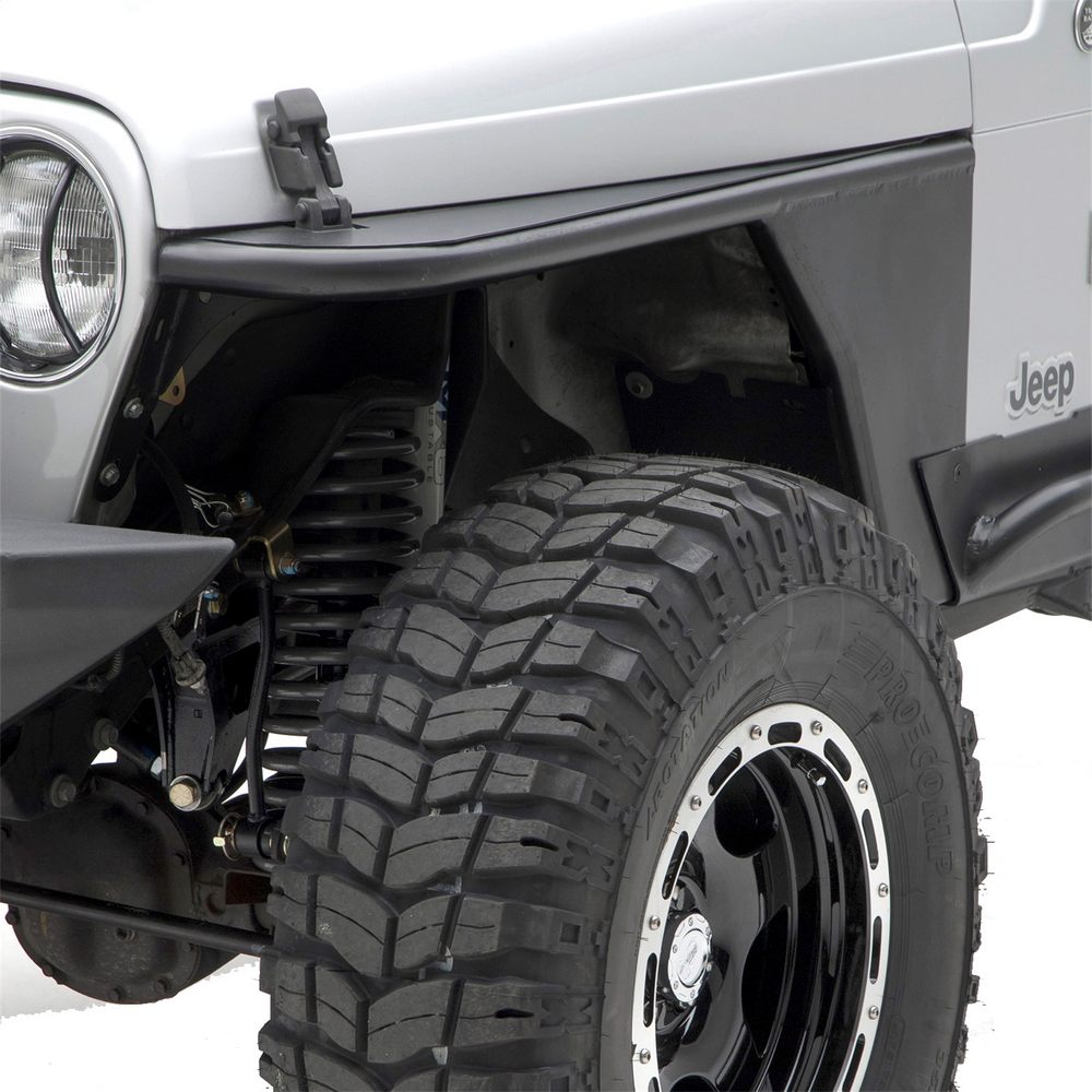 Smittybilt 76872 - XRC Armor Fenders, Black, Steel