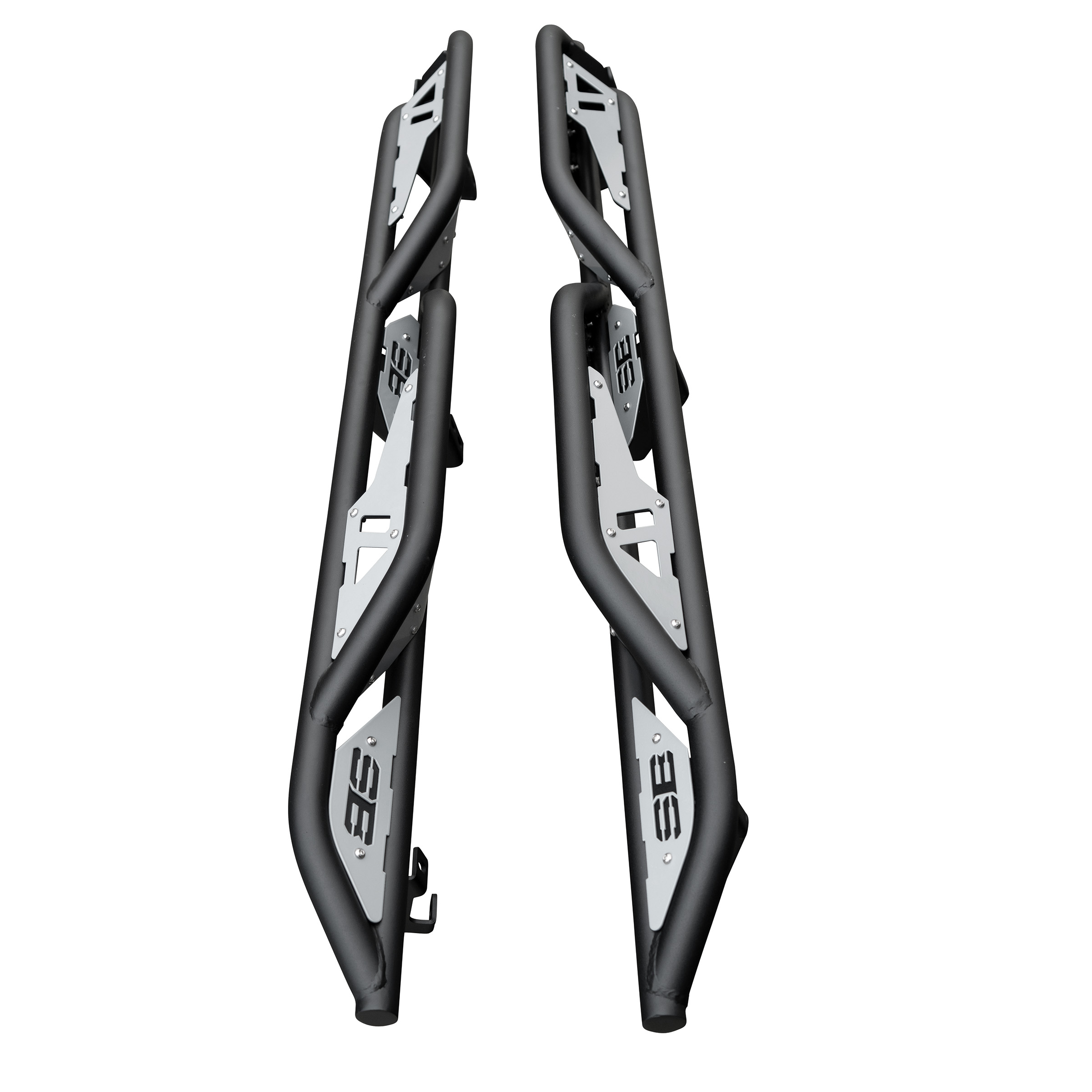 Smittybilt 78735 - Rock Sliders, Black, Powder Coated