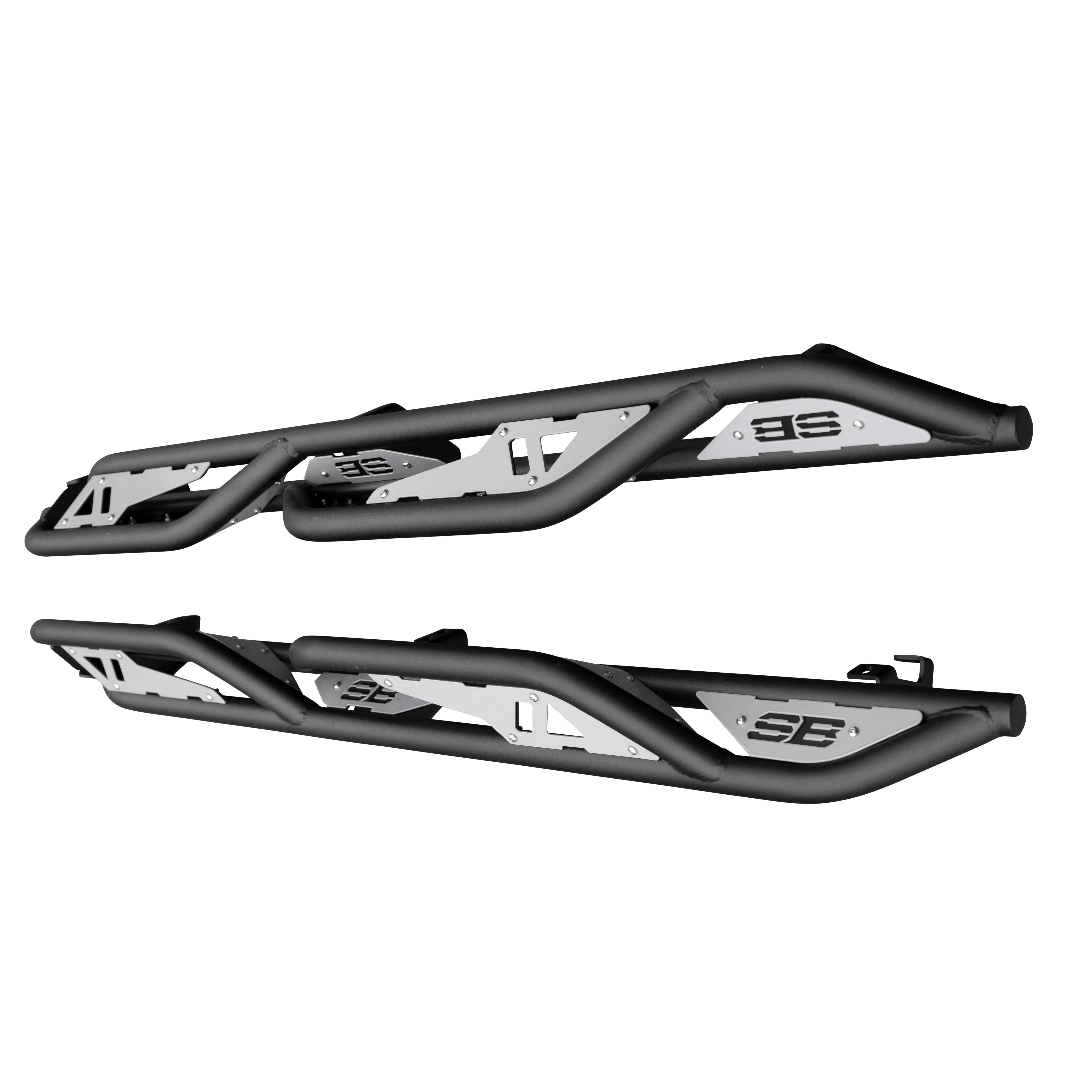 Smittybilt 78735 - Rock Sliders, Black, Powder Coated