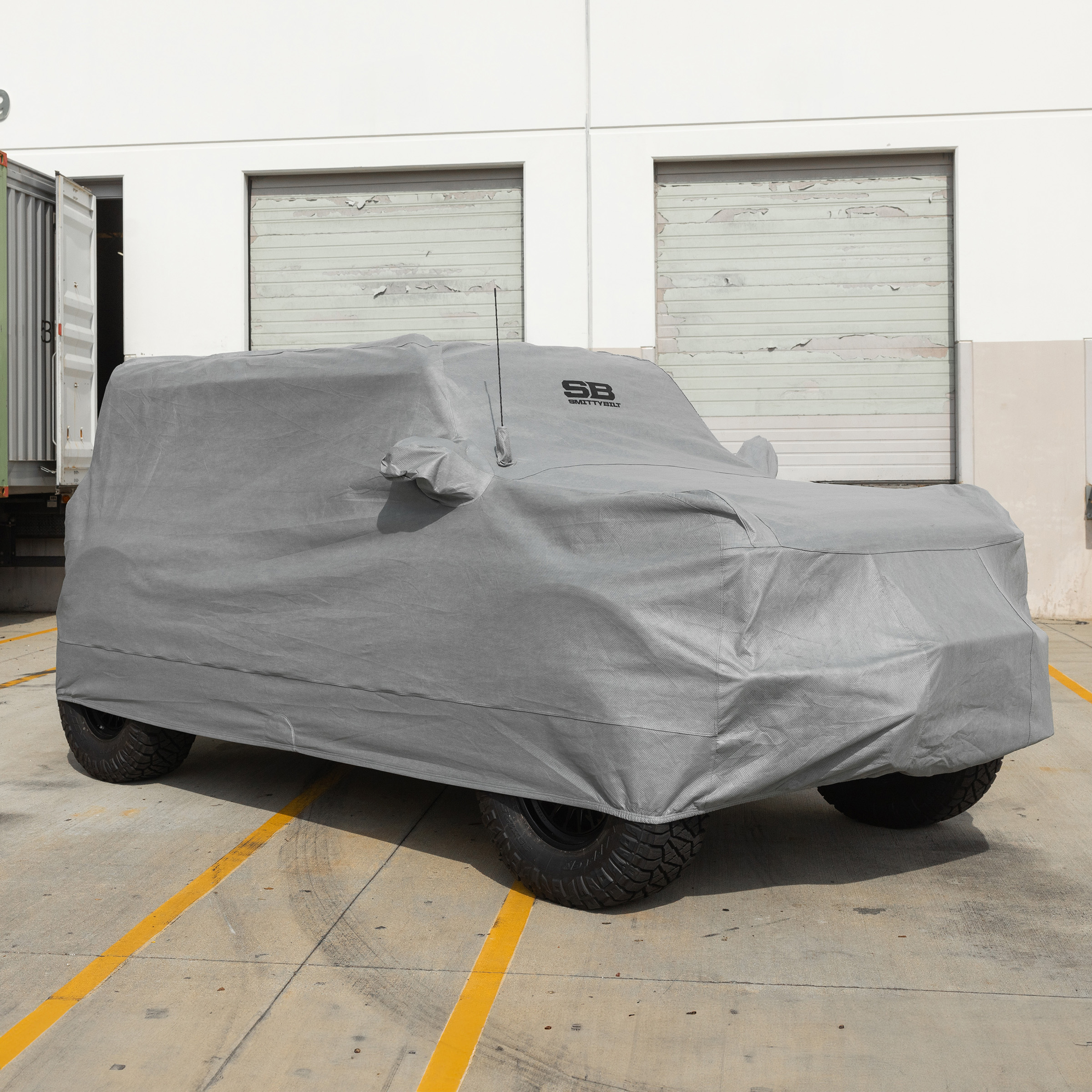 Smittybilt 950 - Vehicle Covers, Gray, Canvas