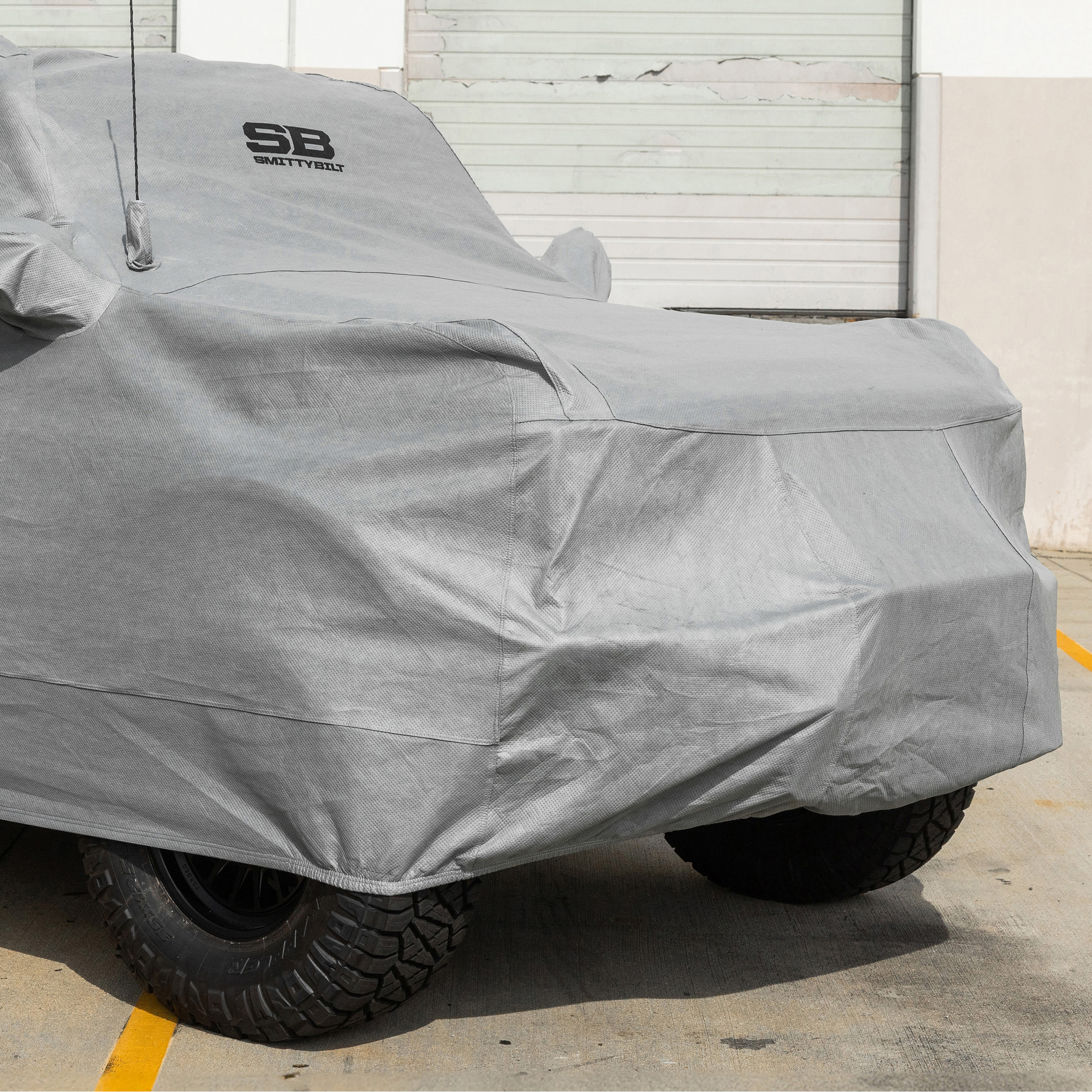 Smittybilt 955 - Vehicle Covers, Gray, Canvas