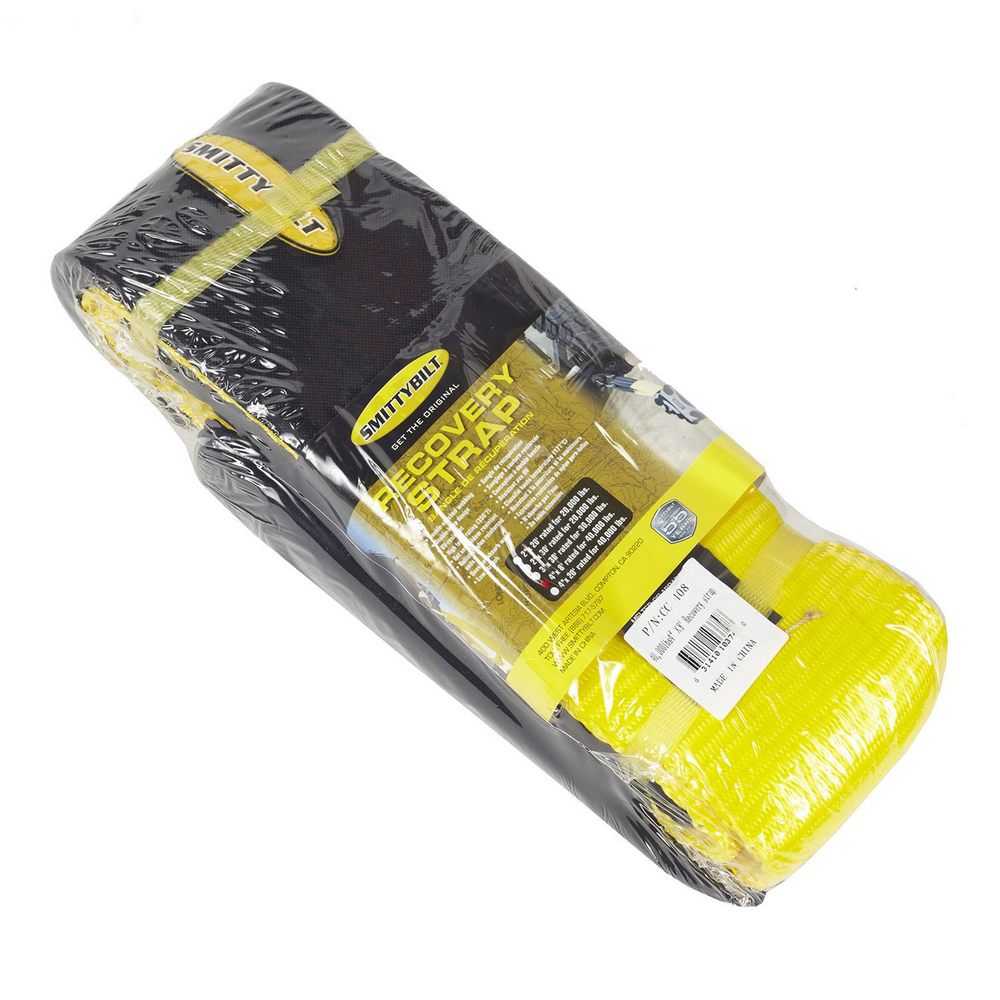 Smittybilt CC408 - Recovery Gear, Yellow, Nylon