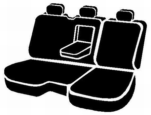 FIA SL62-49 GRAY - Leatherlite Simulated Leather Seat Covers, SL Gray Center Panel/Black Side Panel