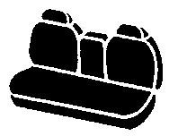 FIA TR42-9 BLACK - Wrangler Saddleblanket Seat Covers, TR Black, Saddle Blanket