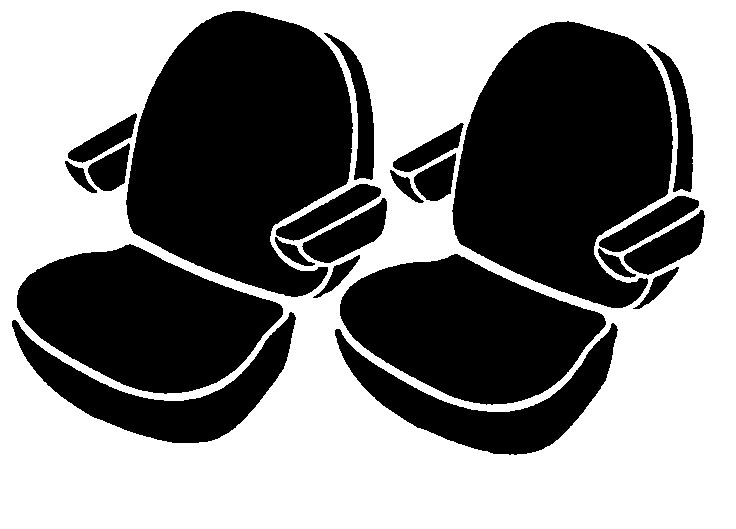 FIA TR43-4 BLACK - Wrangler Saddleblanket Seat Covers, TR Black, Saddle Blanket
