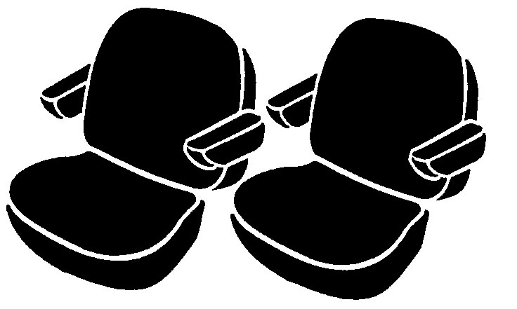FIA TR43-5 BLACK - Wrangler Saddleblanket Seat Covers, TR Black, Saddle Blanket