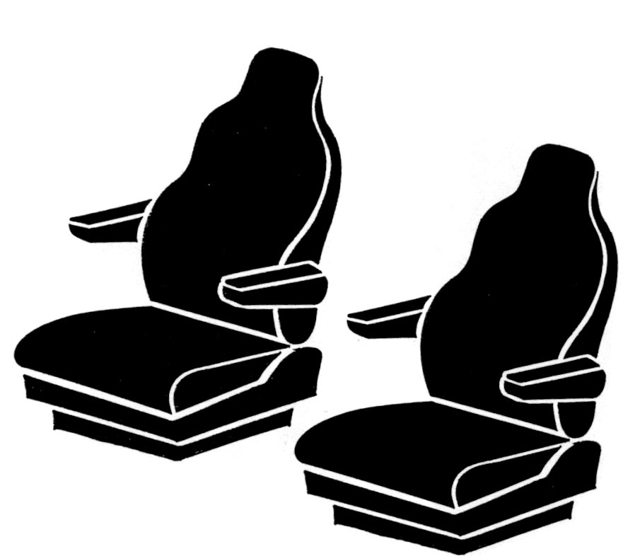 FIA TR43-6 BLACK - Wrangler Saddleblanket Seat Covers, TR Black, Saddle Blanket