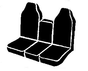 FIA TR47-8 BLACK - Wrangler Saddleblanket Seat Covers, TR Black, Saddle Blanket