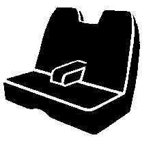 FIA TR48-1 BLACK - Wrangler Saddleblanket Seat Covers, TR Black, Saddle Blanket