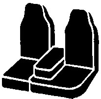 FIA TR48-2 BLACK - Wrangler Saddleblanket Seat Covers, TR Black, Saddle Blanket
