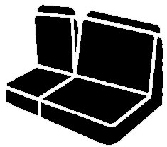 FIA TR48-3 GRAY - Wrangler Saddleblanket Seat Covers, TR Gray, Saddle Blanket