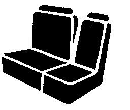 FIA TR48 BLACK - Wrangler Saddleblanket Seat Covers, TR Black, Saddle Blanket