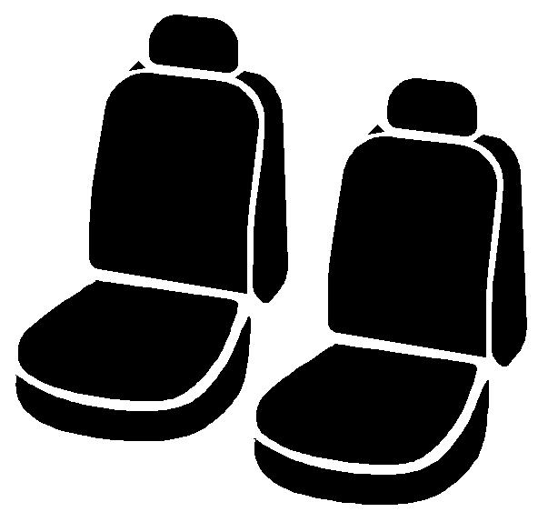 FIA SL65-13 BLUE - Leatherlite Simulated Leather Seat Covers, SL Blue Center Panel/Black Side Panel