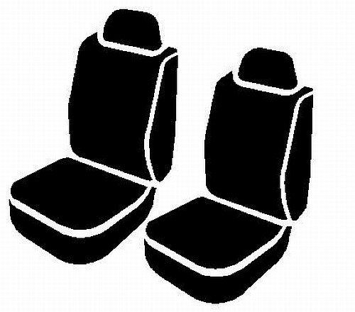 FIA SL69-41 BLK/BLK - Leatherlite Simulated Leather Seat Covers, SL Black Center Panel/Black Side Panel