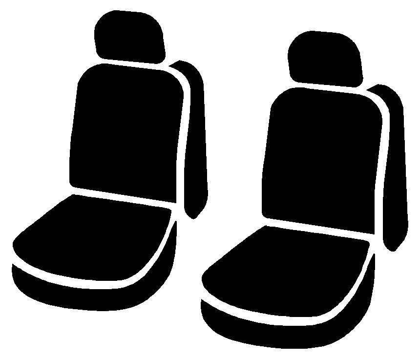 FIA SL69-46 RED - Leatherlite Simulated Leather Seat Covers, SL Red Center Panel/Black Side Panel