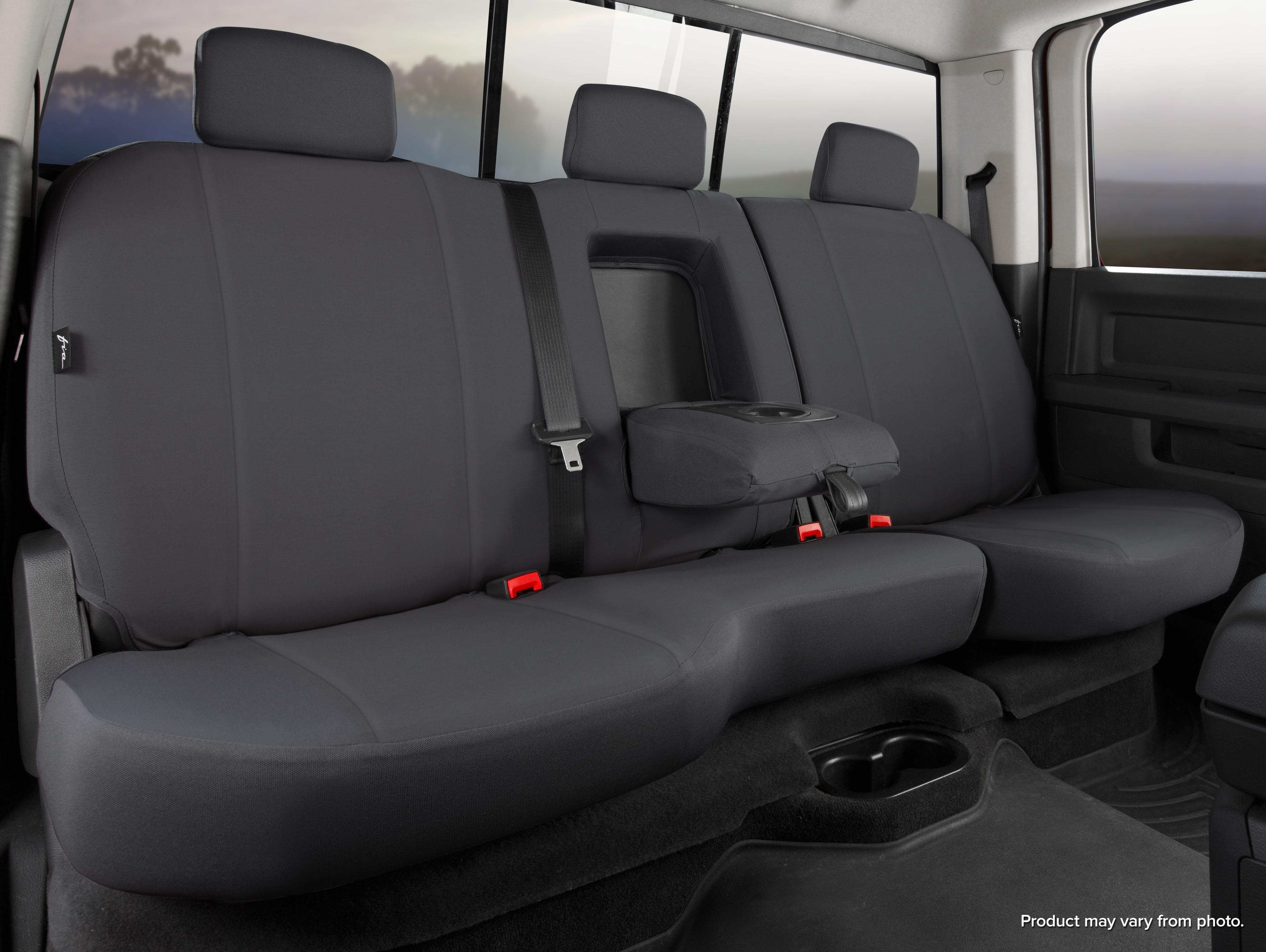 FIA DT72-49 BLACK - Dura-Tech Pro Seat Covers, DT Black, 1000 Denier Nylon