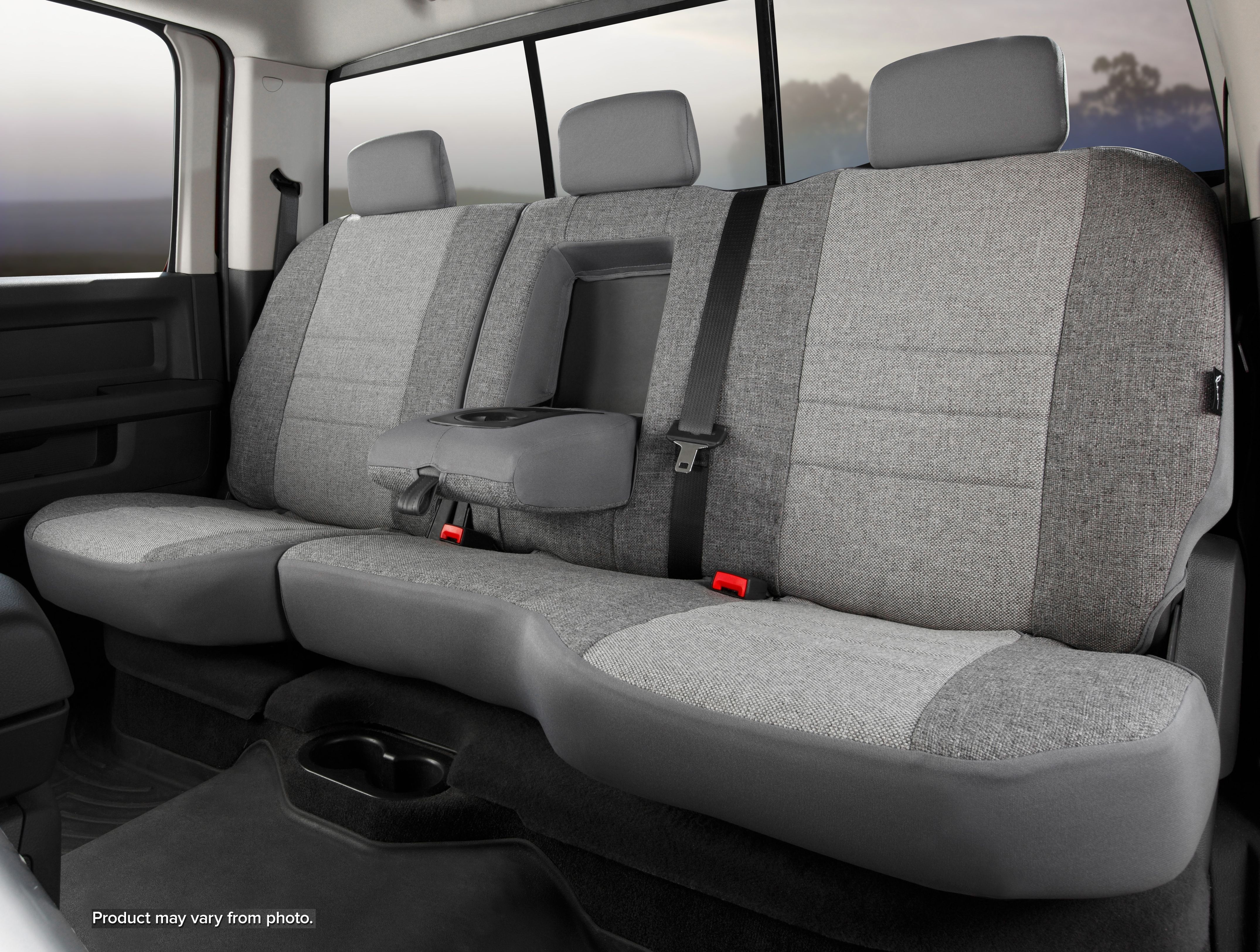 FIA OE32-32 GRAY - OE Tweed Seat Covers, Crew Cab