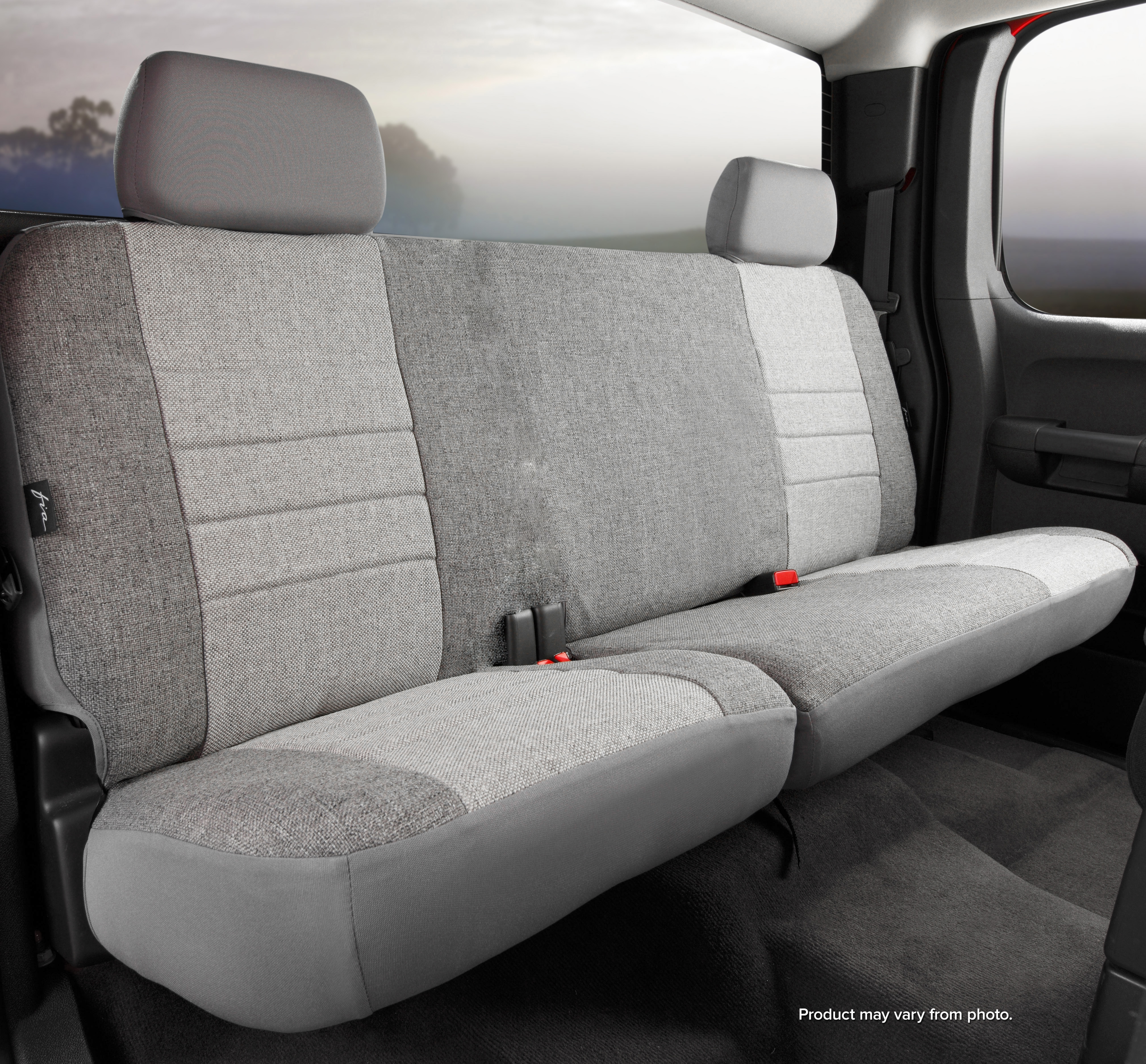FIA OE32-68 GRAY - OE Tweed Seat Covers, Extended Cab