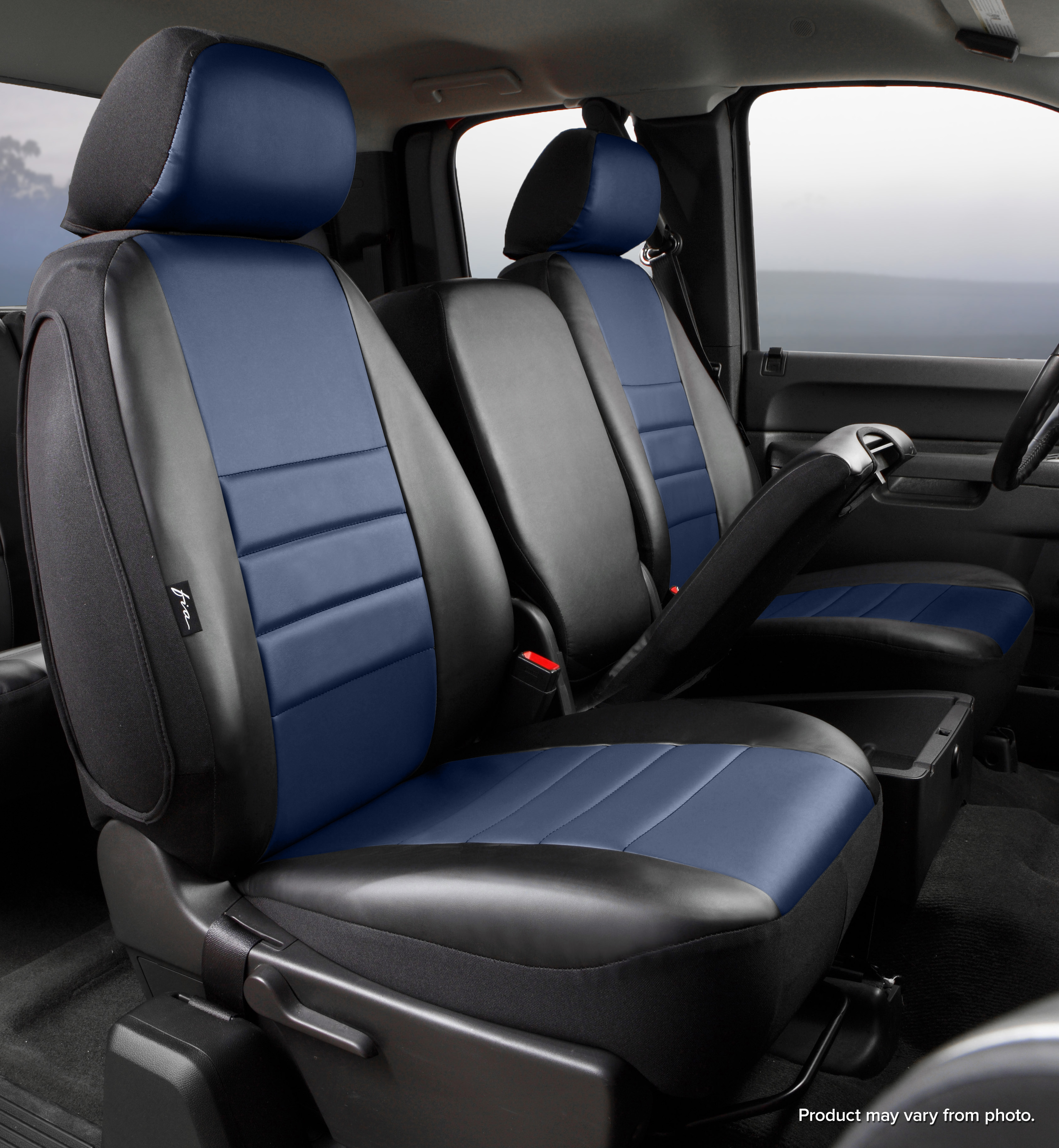 FIA SL67-25 BLUE - Leatherlite Simulated Leather Seat Covers