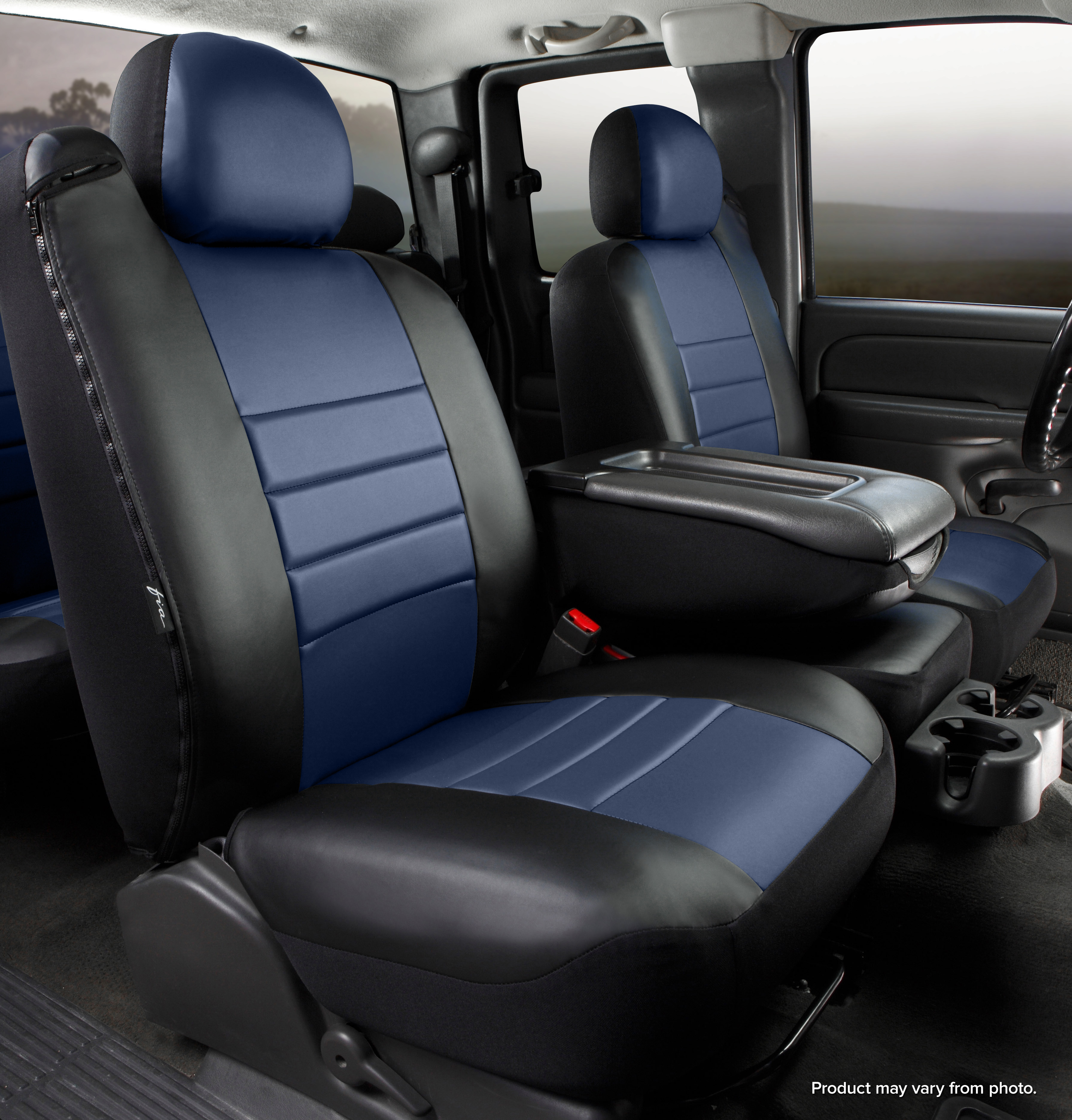 FIA SL67-17 BLUE - Leatherlite Simulated Leather Seat Covers