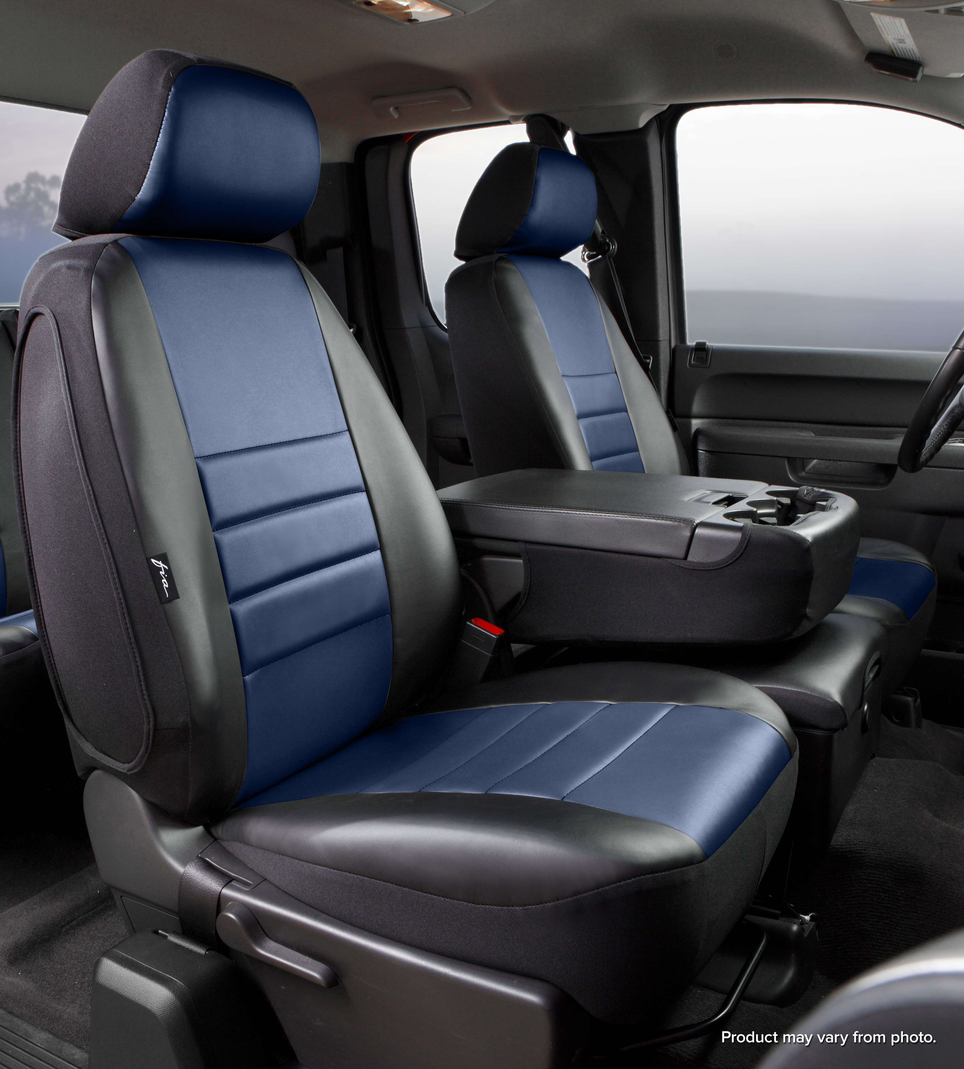 FIA SL69-16 BLUE - Leatherlite Simulated Leather Seat Covers