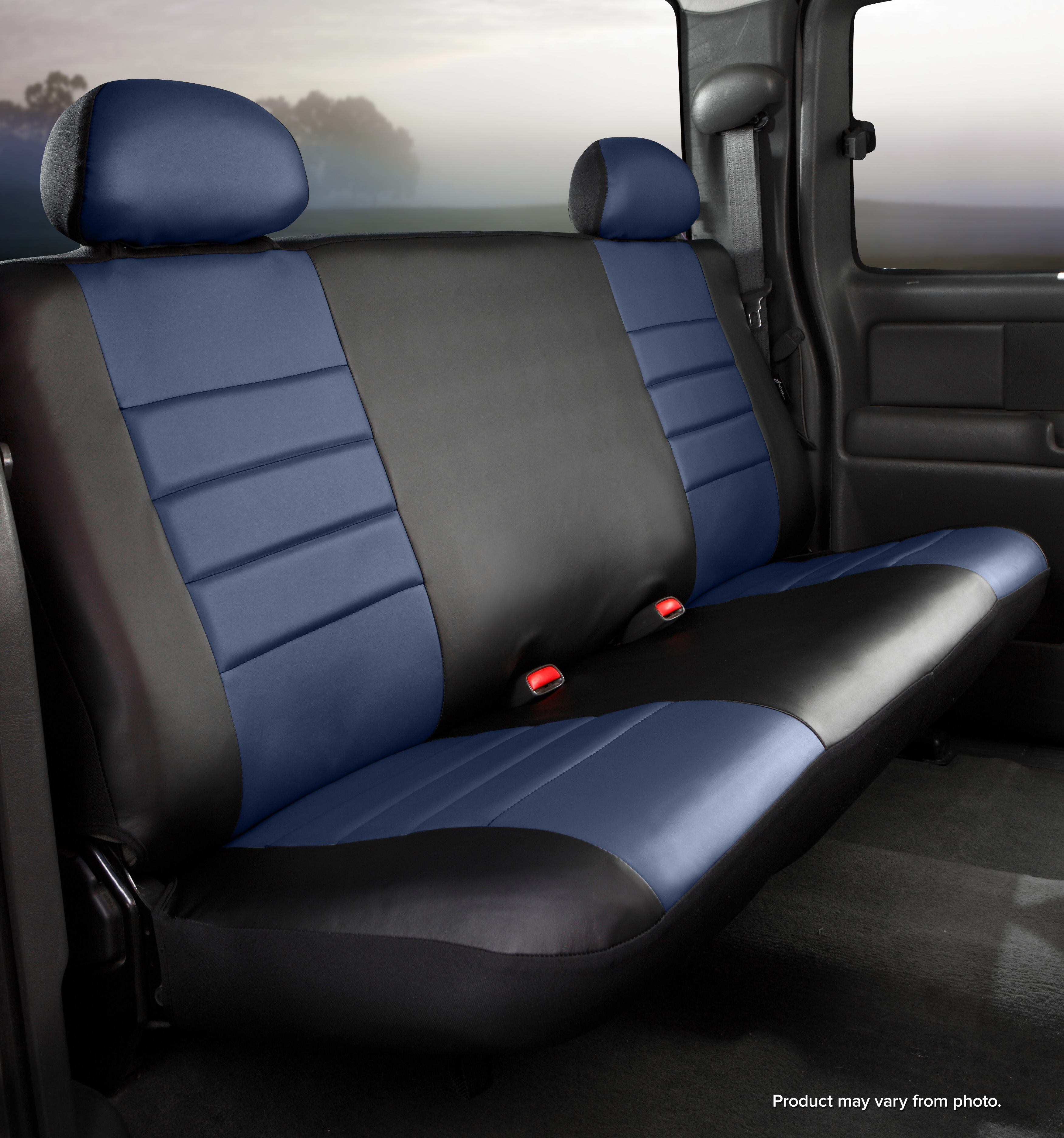 FIA SL62-57 BLUE - Leatherlite Simulated Leather Seat Covers, Crew Cab