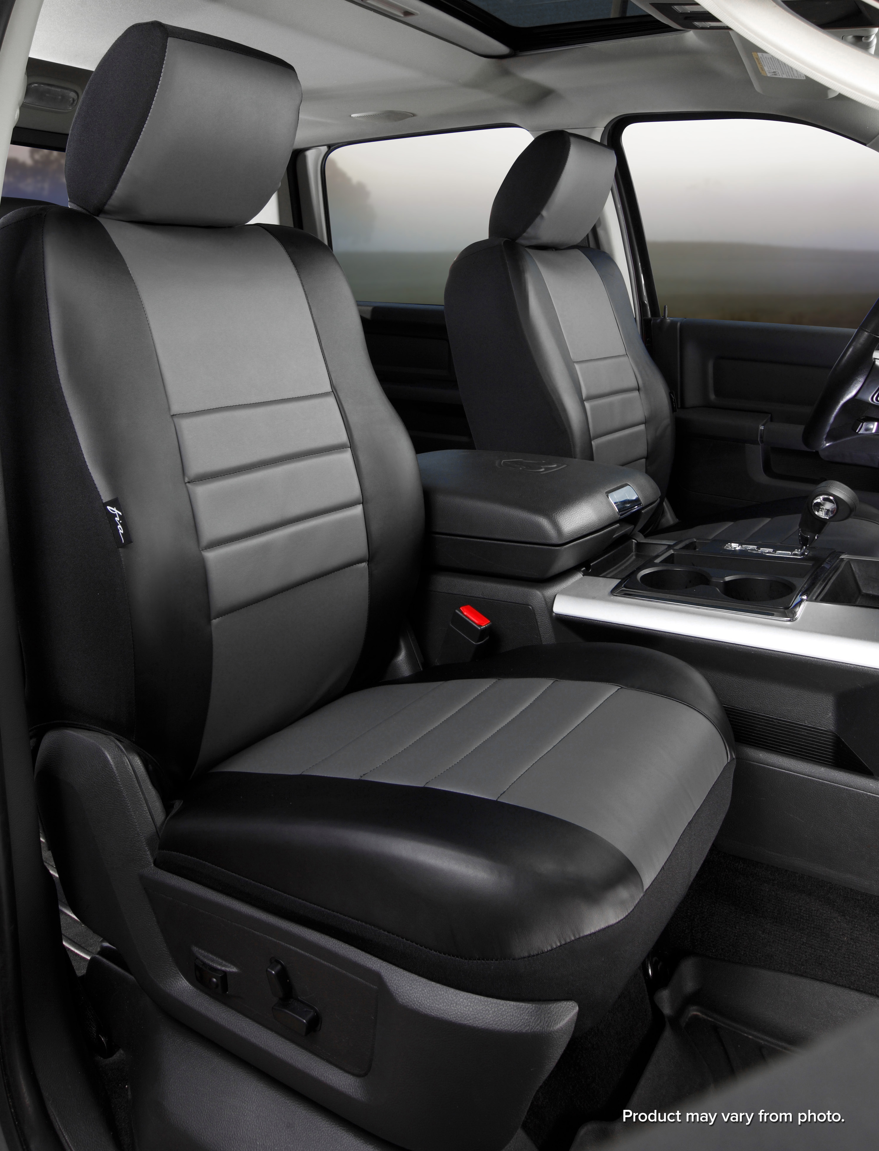 FIA SL67-9 GRAY - Leatherlite Simulated Leather Seat Covers