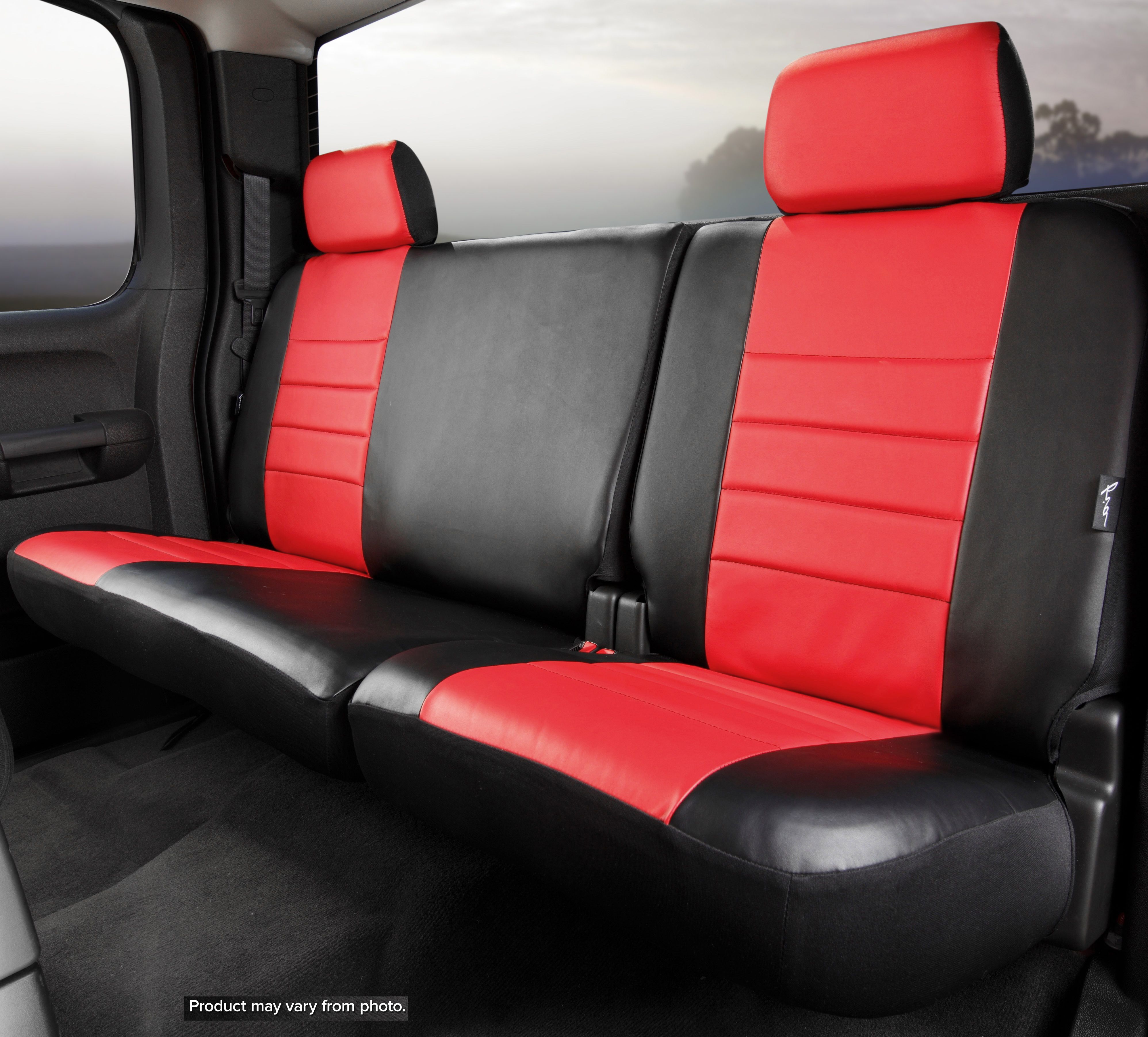 FIA SL62-65 RED - Leatherlite Simulated Leather Seat Covers