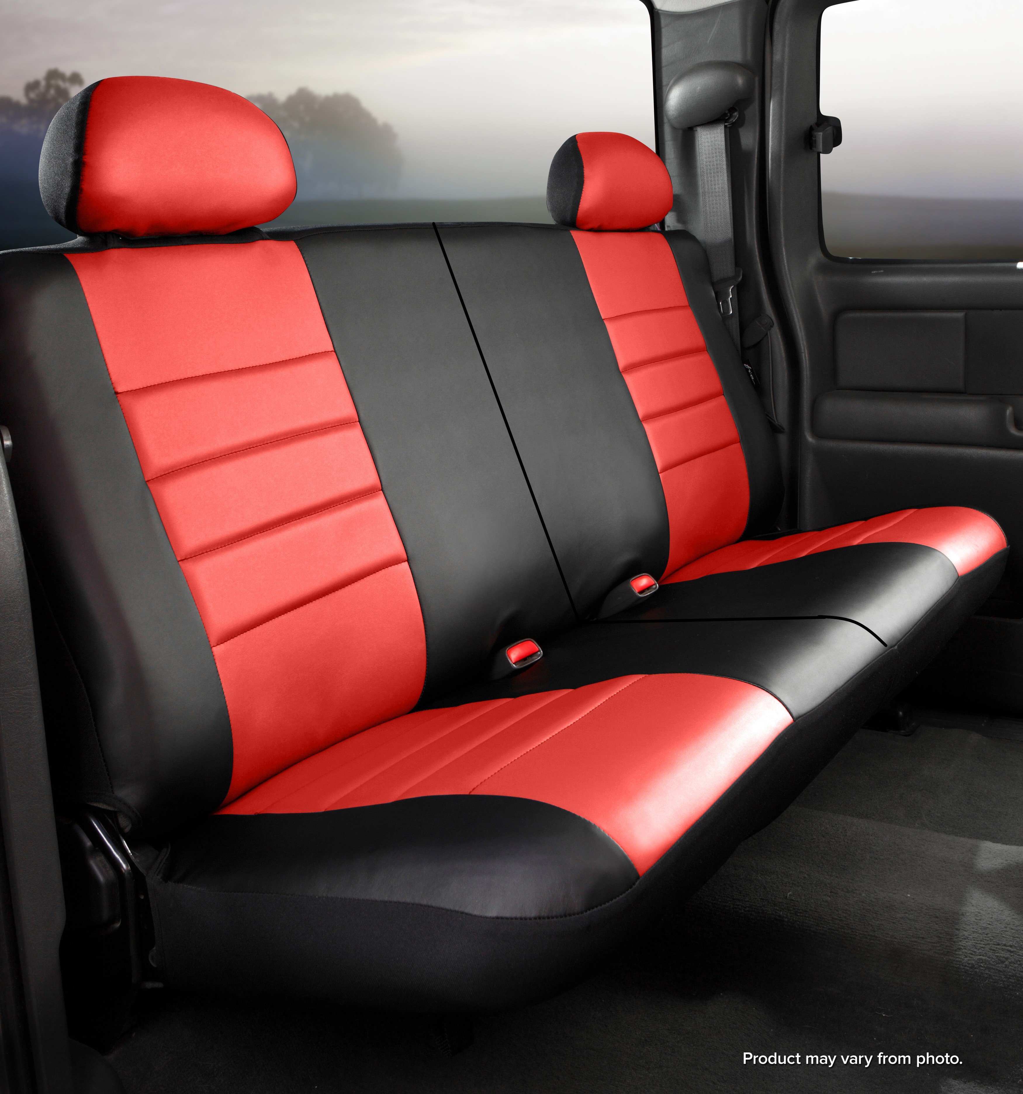 FIA SL65-13 RED - Leatherlite Simulated Leather Seat Covers