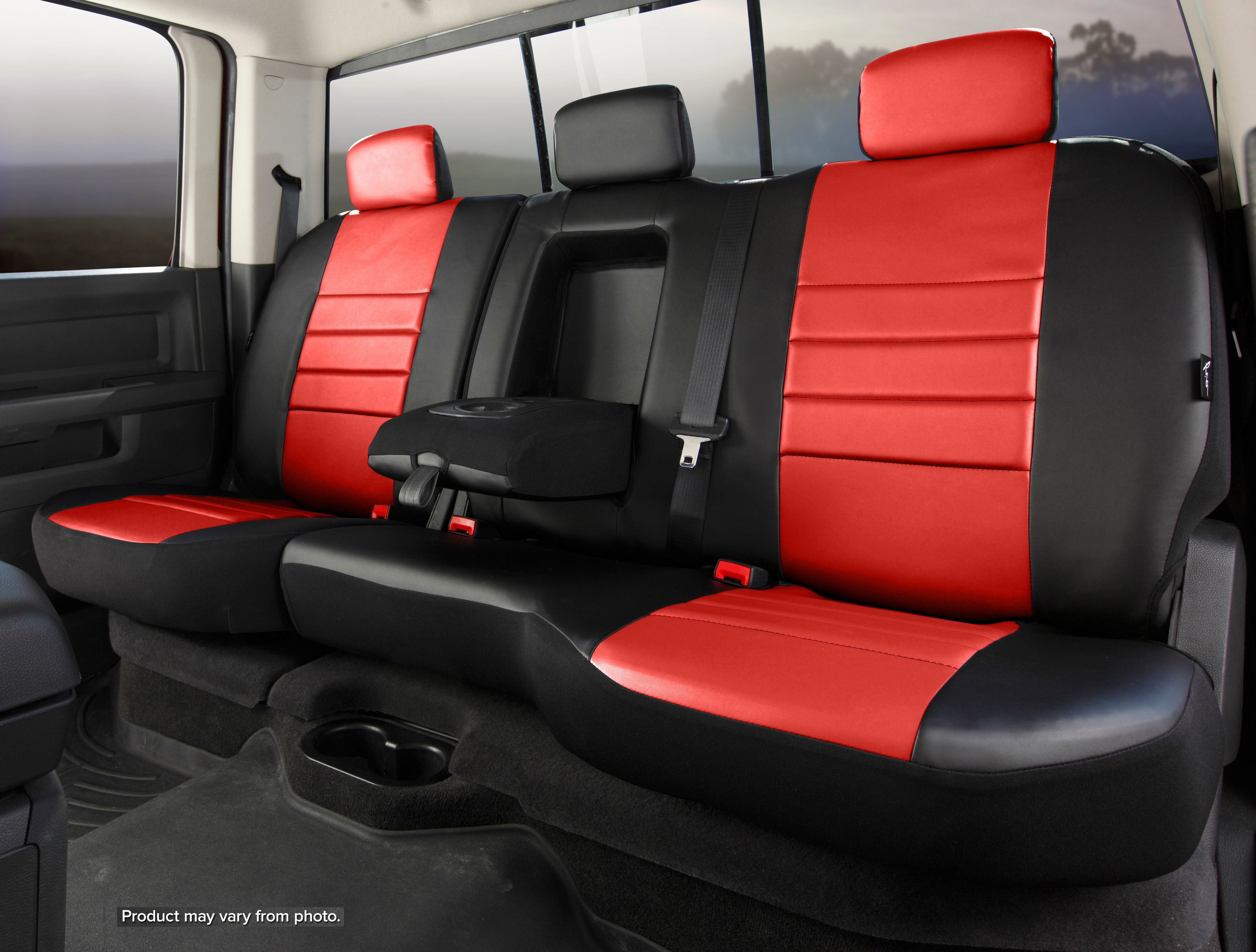 FIA SL62-80 RED - Leatherlite Simulated Leather Seat Covers