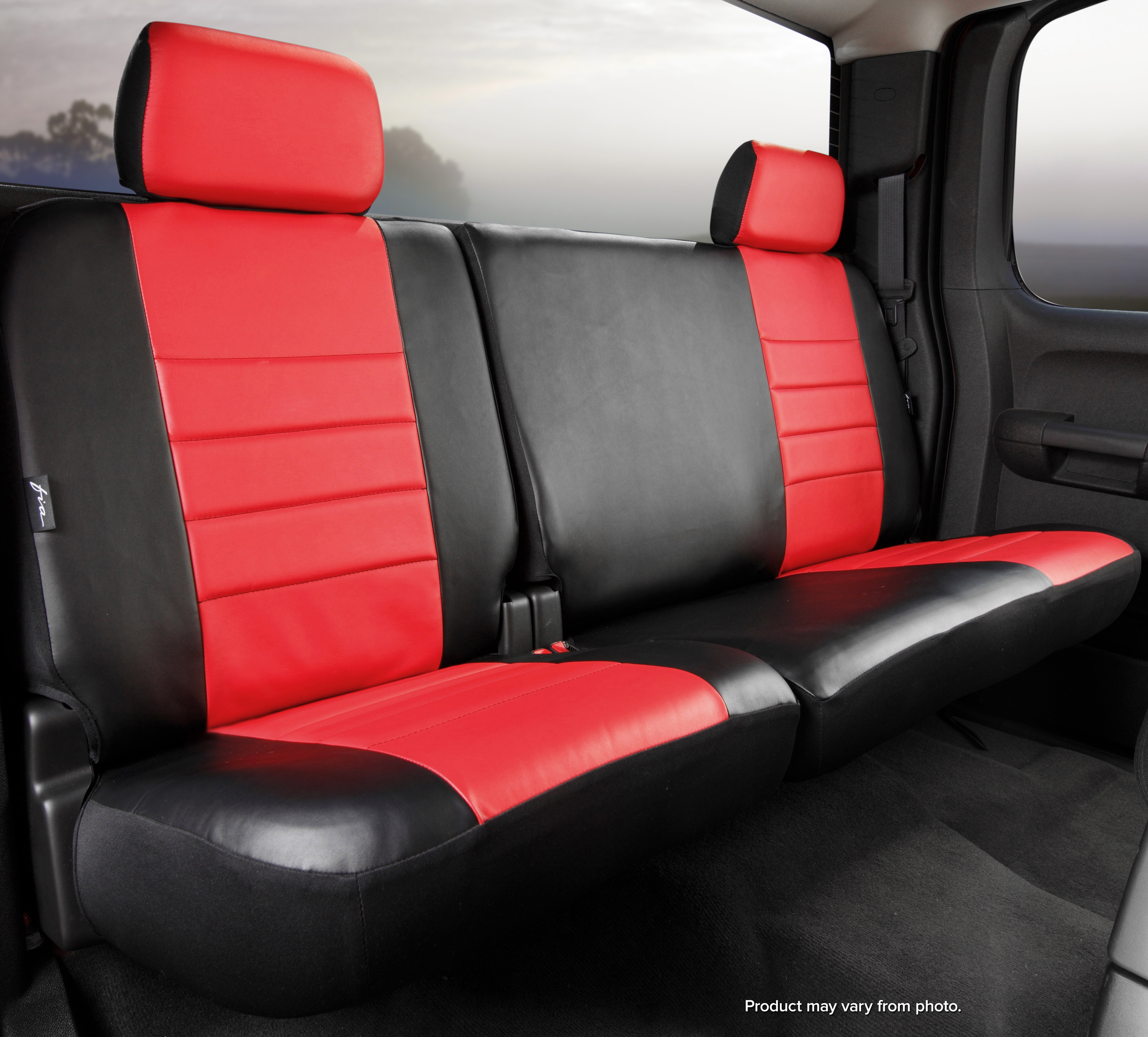 FIA SL62-64 RED - Leatherlite Simulated Leather Seat Covers