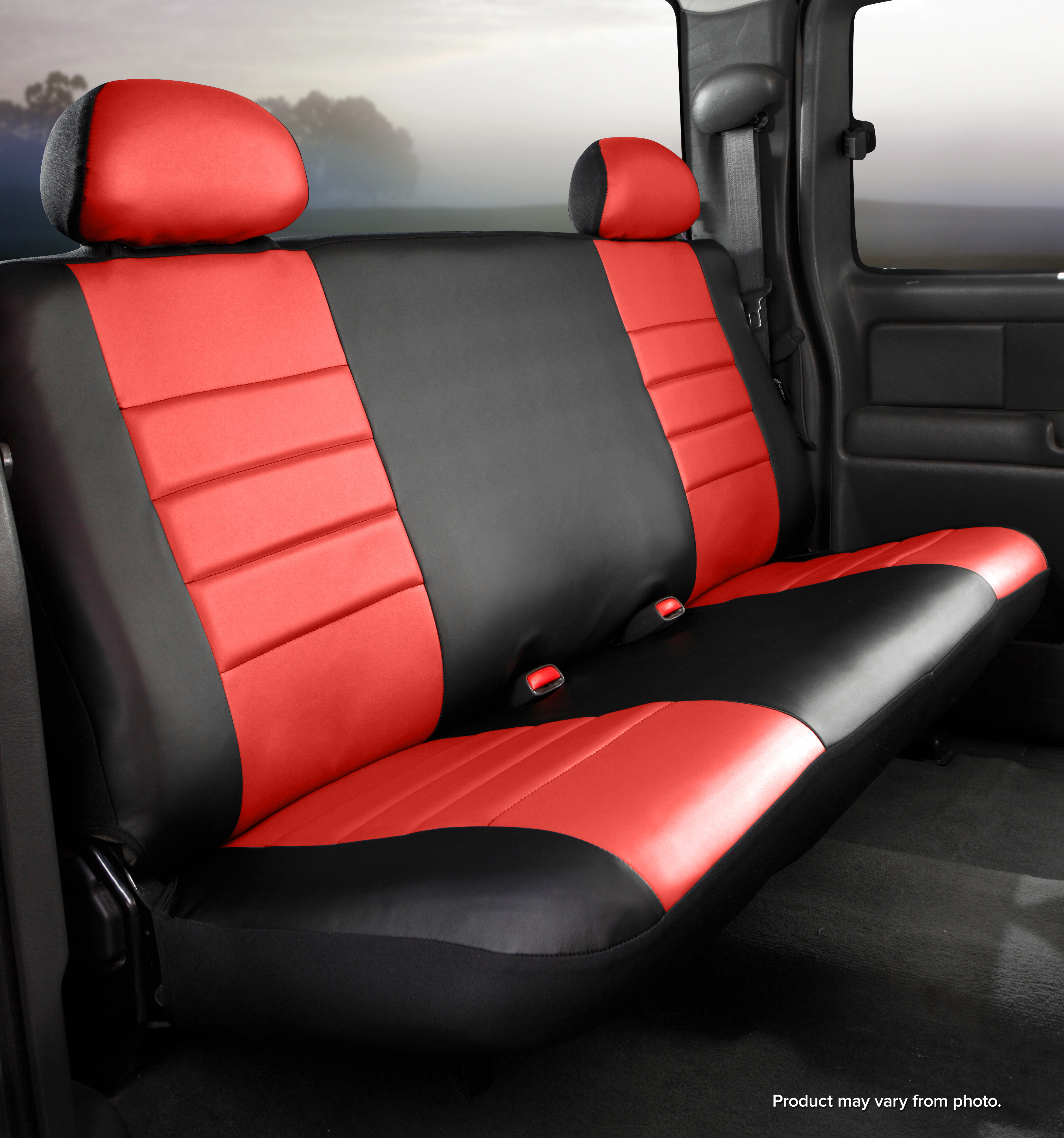 FIA SL69-2 RED - Leatherlite Simulated Leather Seat Covers
