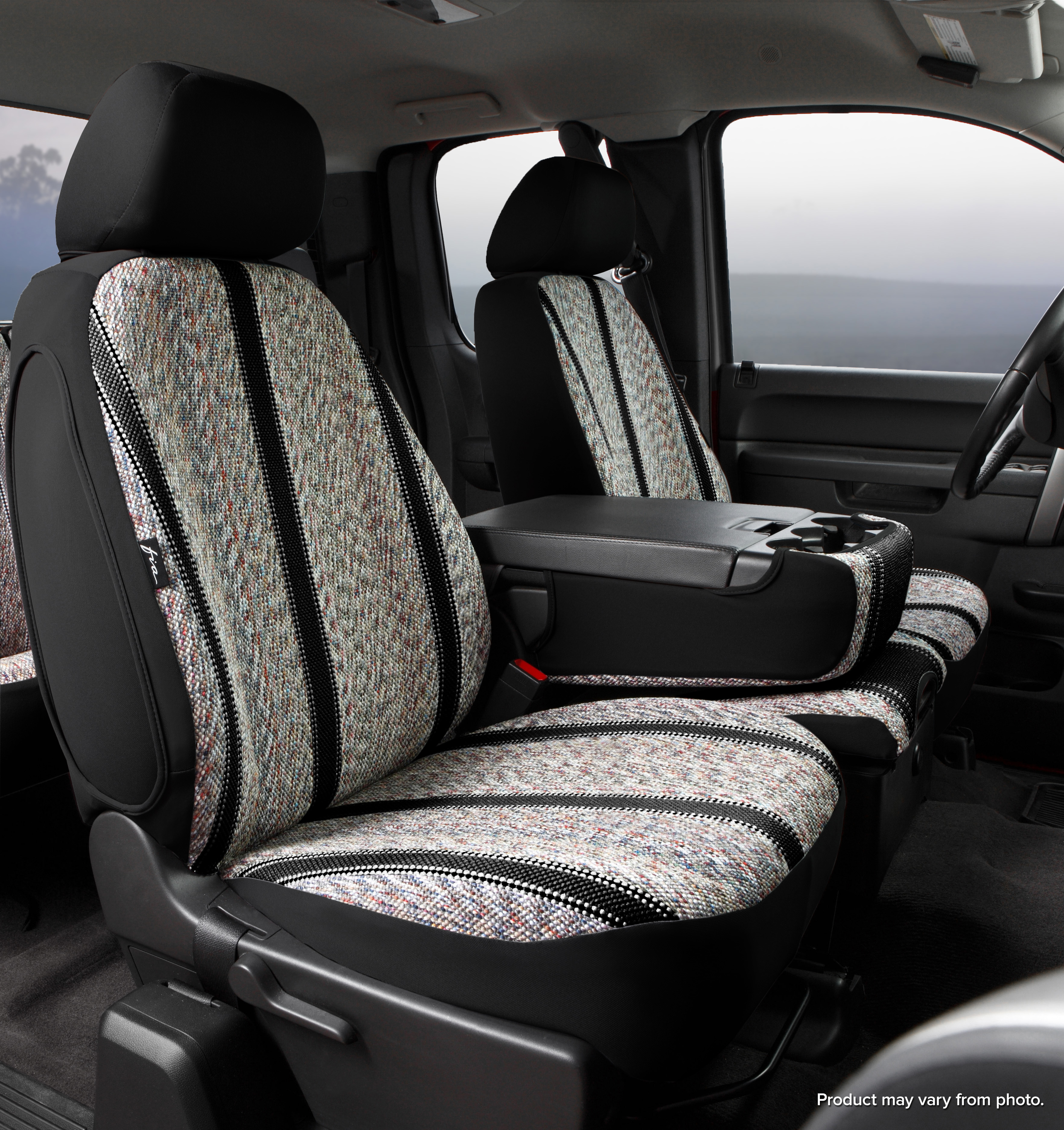 FIA TR49-14 BLACK - Wrangler Saddleblanket Seat Covers
