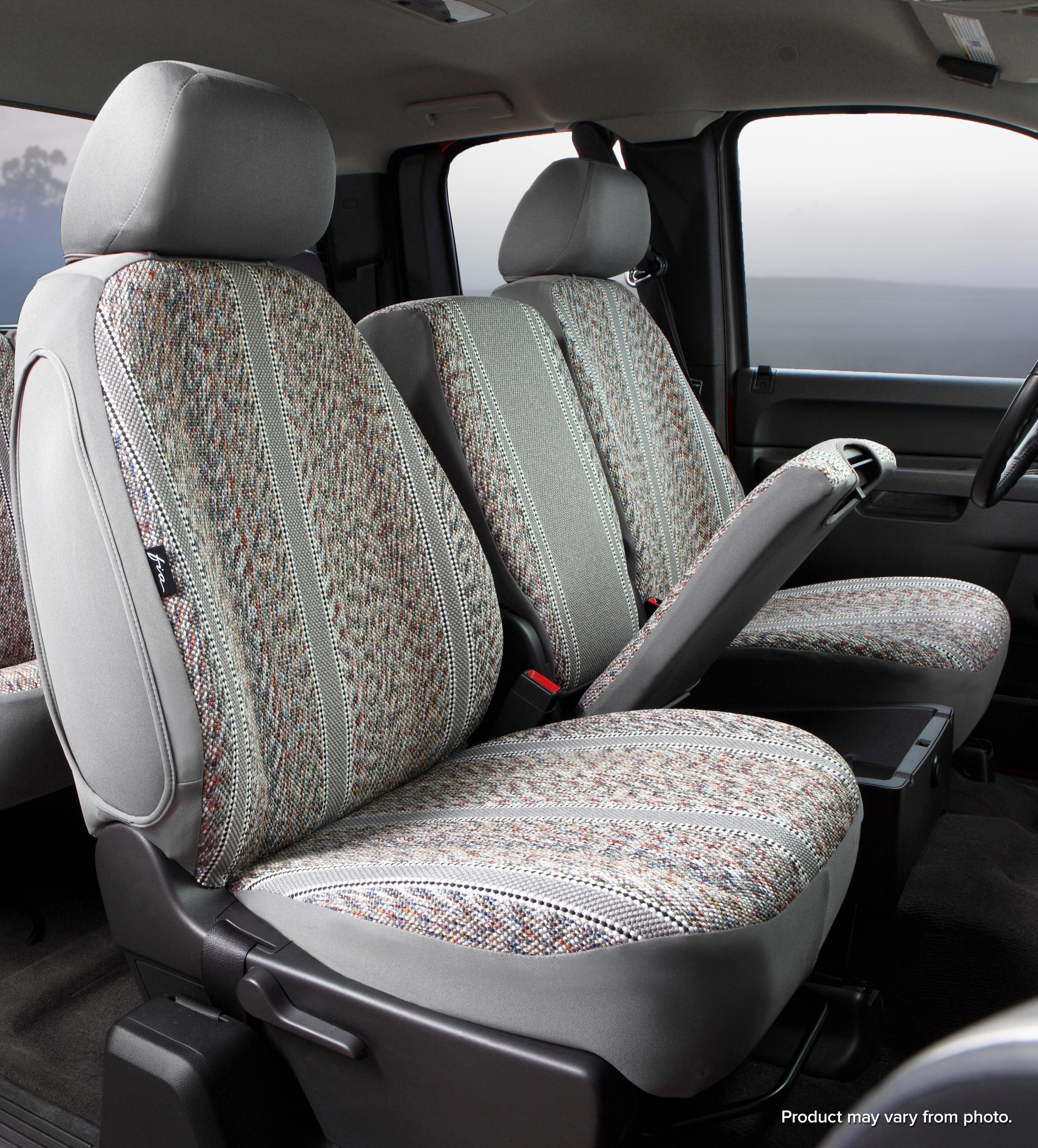 FIA TR49-45 GRAY - Wrangler Saddleblanket Seat Covers