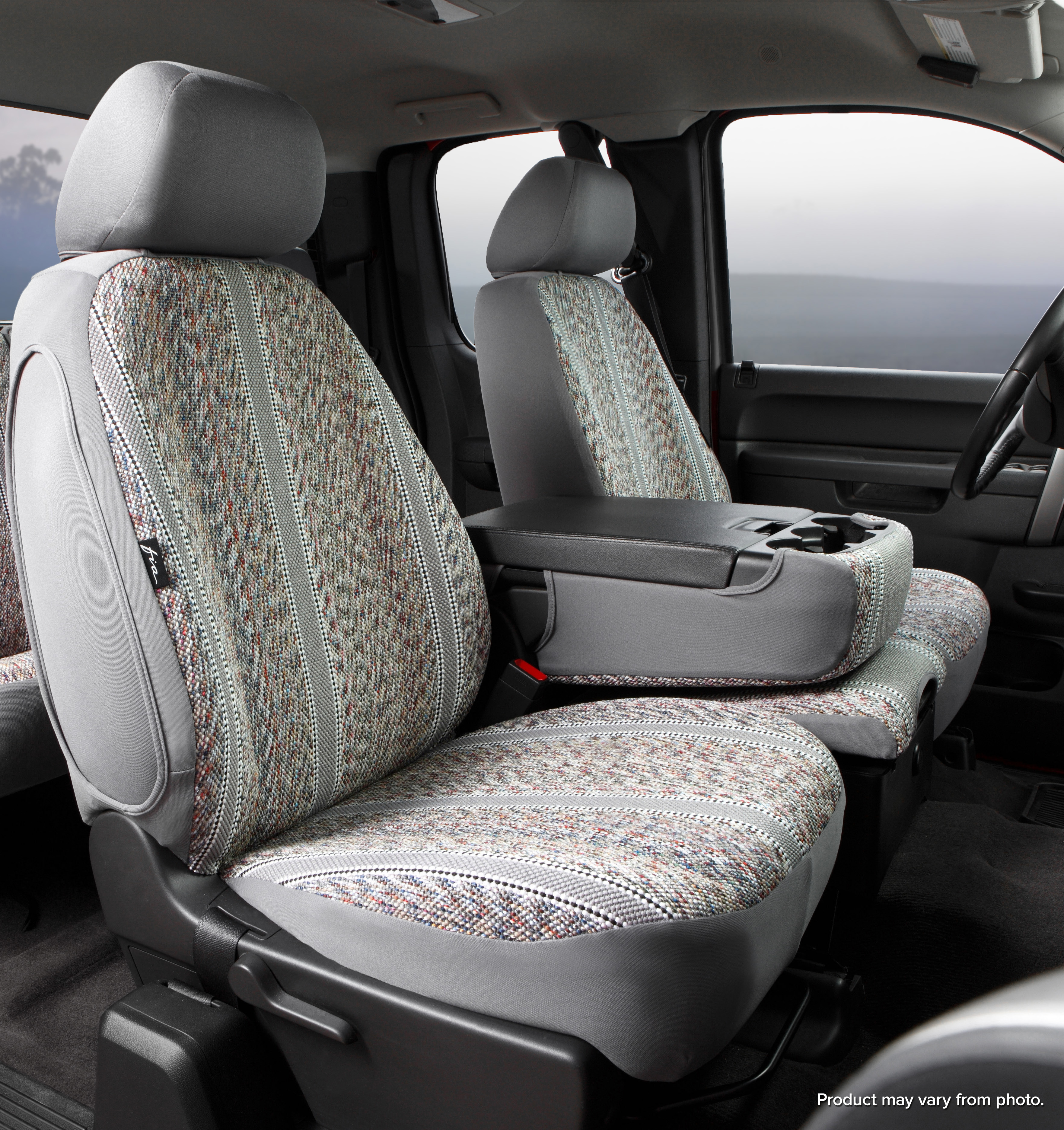 FIA TR47-29 GRAY - Wrangler Saddleblanket Seat Covers