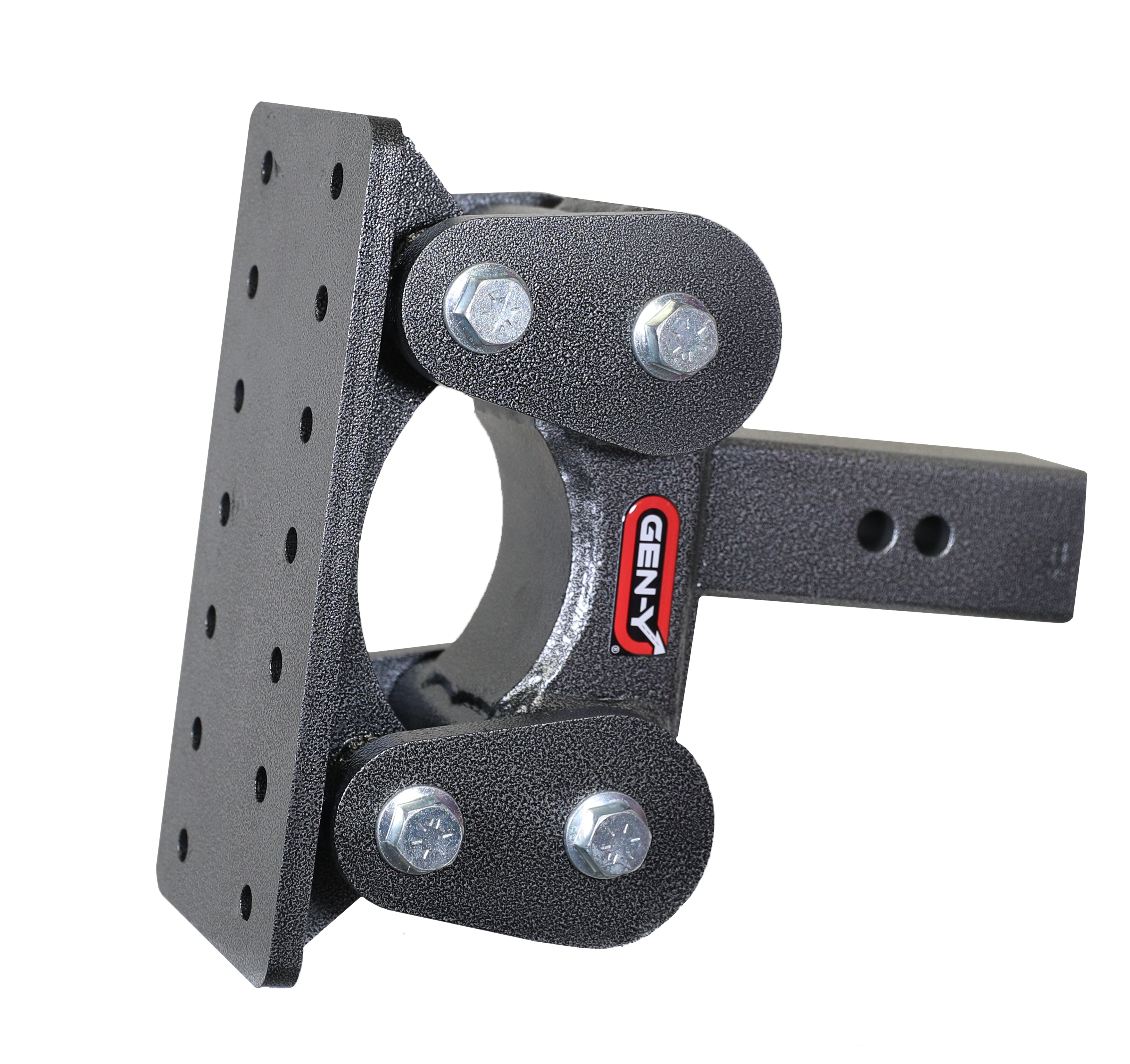 GEN-Y Hitch GH-1101 - Mega-Duty Pintle Plate, Silver Vein, Steel
