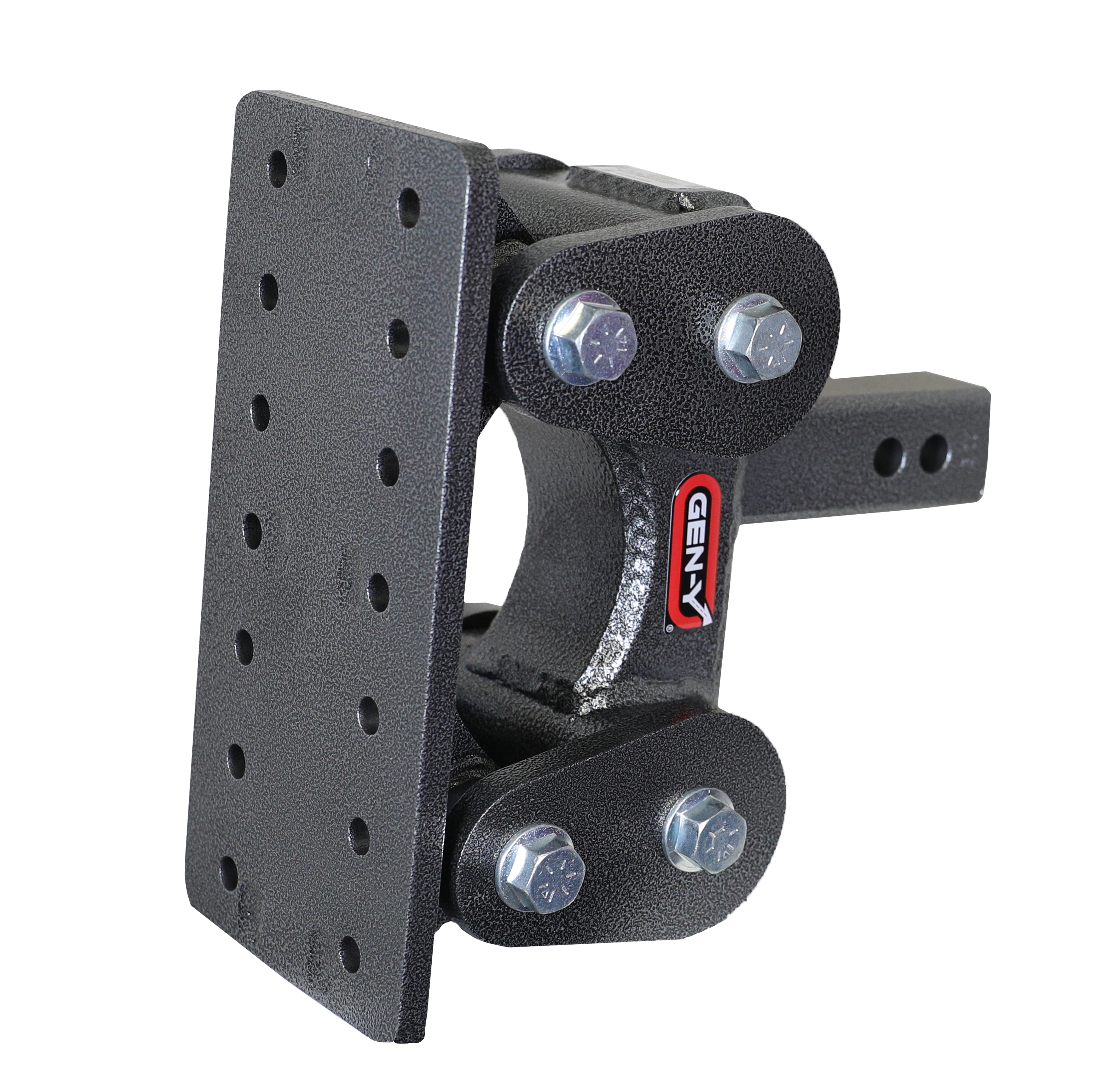GEN-Y Hitch GH-1201 - Mega-Duty Pintle Plate, Silver Vein, Steel