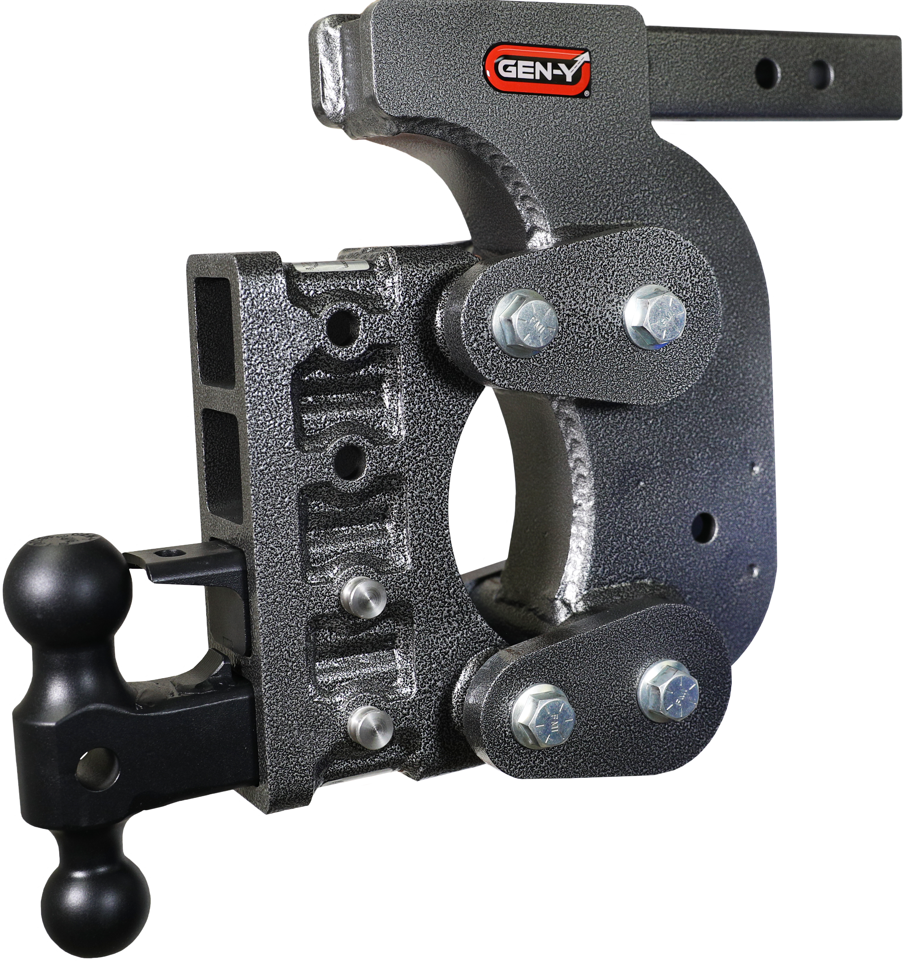 GEN-Y Hitch GH-1424 - Mega-Duty Drop Hitch, Silver Vein, Steel