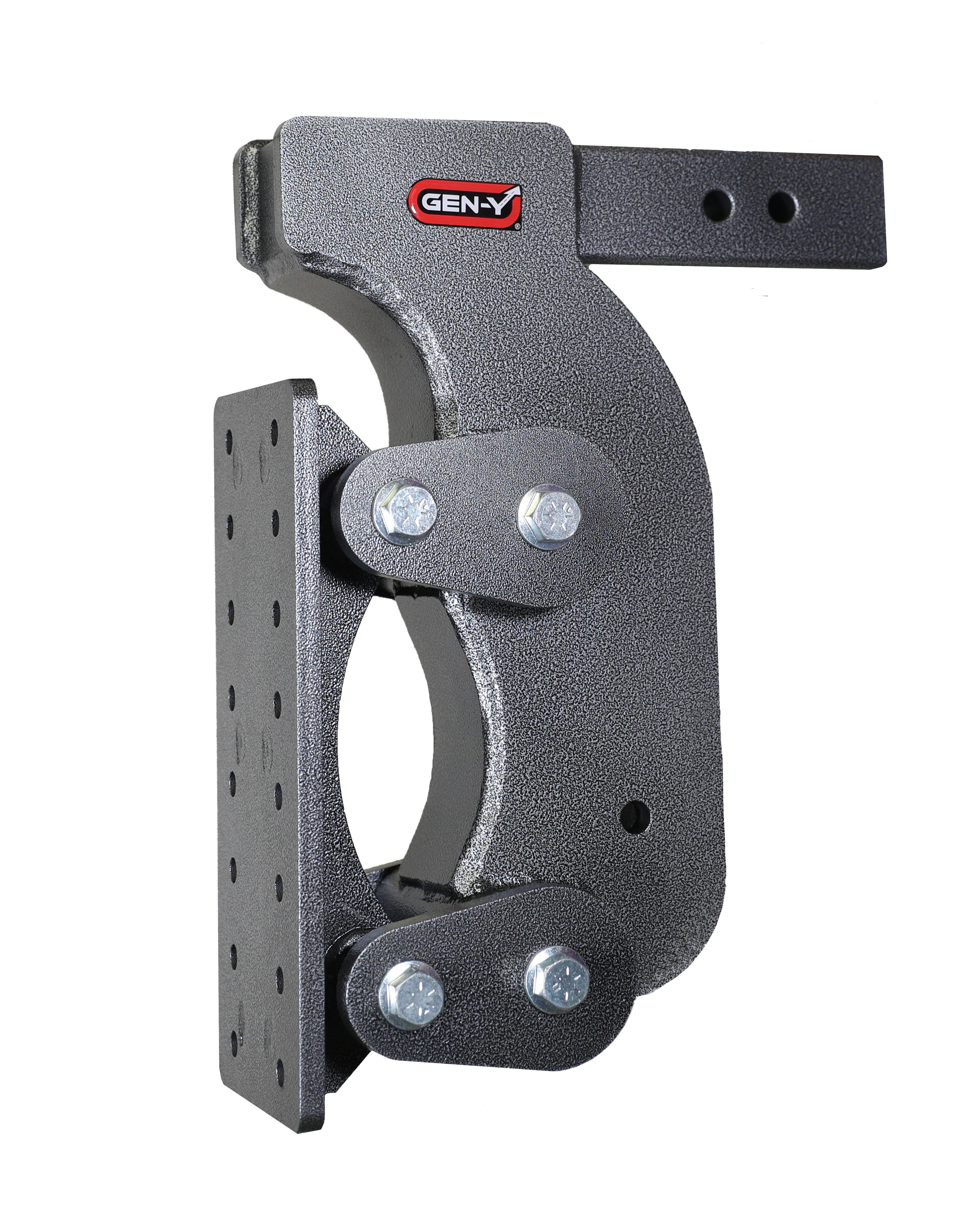 GEN-Y Hitch GH-1501 - Mega-Duty Pintle Plate, Silver Vein, Steel
