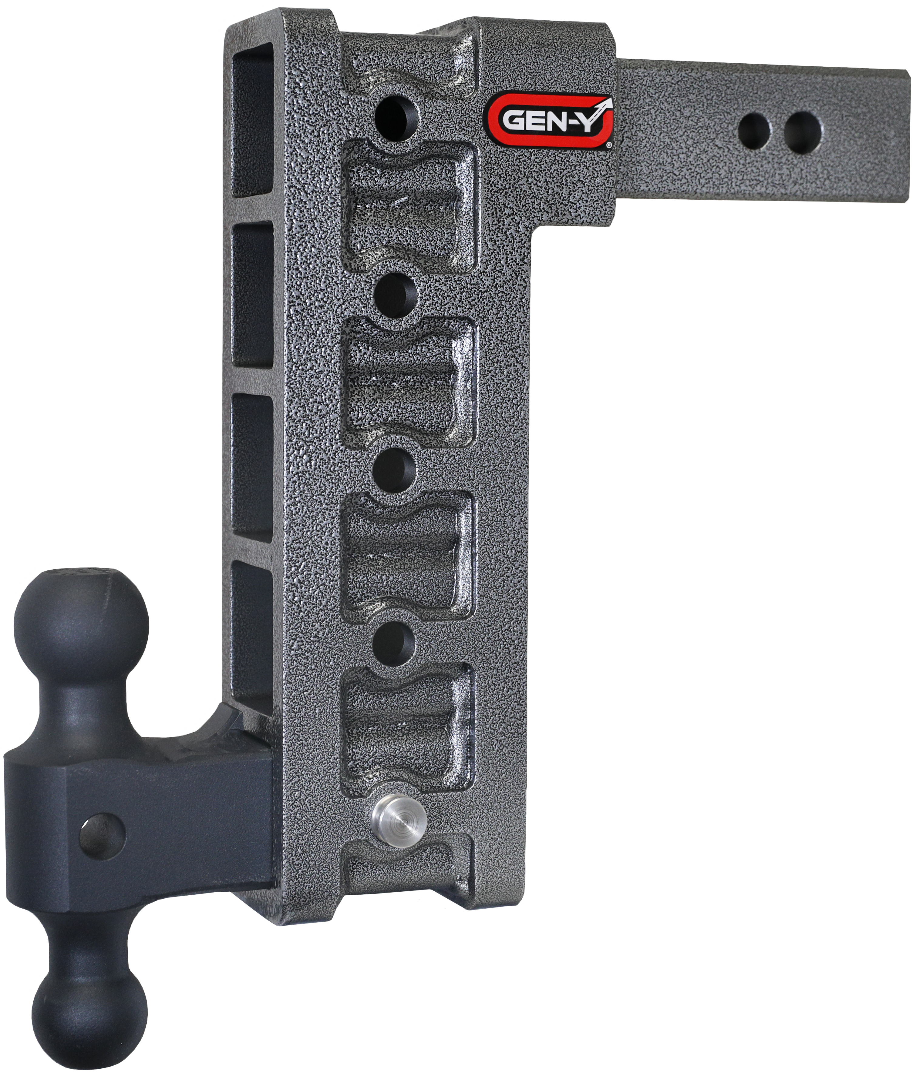 GEN-Y Hitch GH-1615 - Mega-Duty Drop Hitch, Silver Vein, Steel
