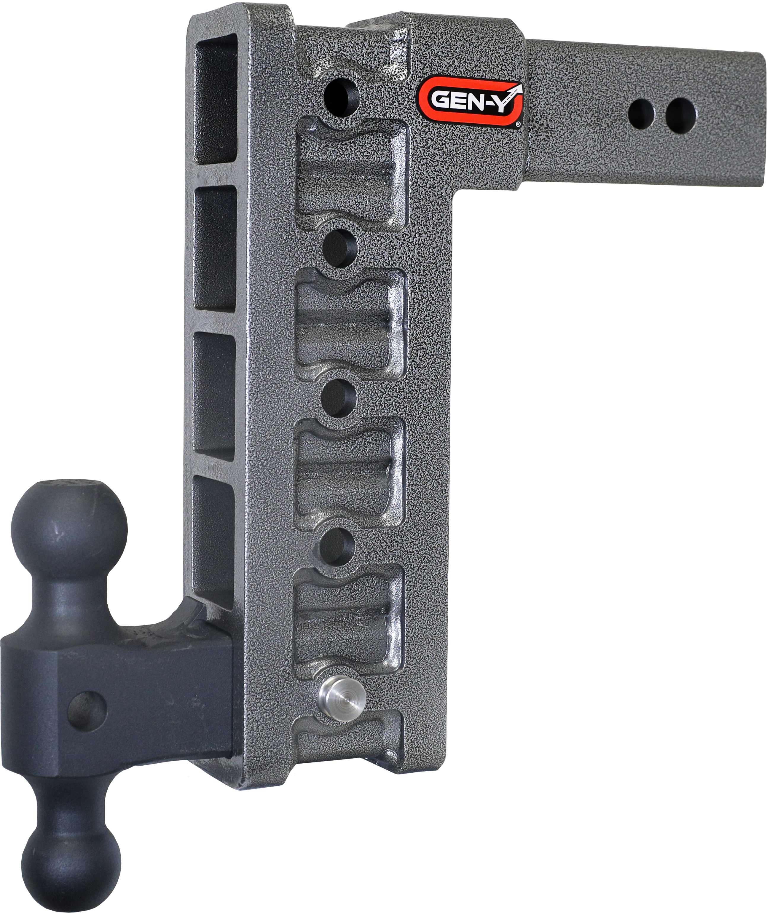 GEN-Y Hitch GH-1715 - Mega-Duty Drop Hitch, Silver Vein, Steel