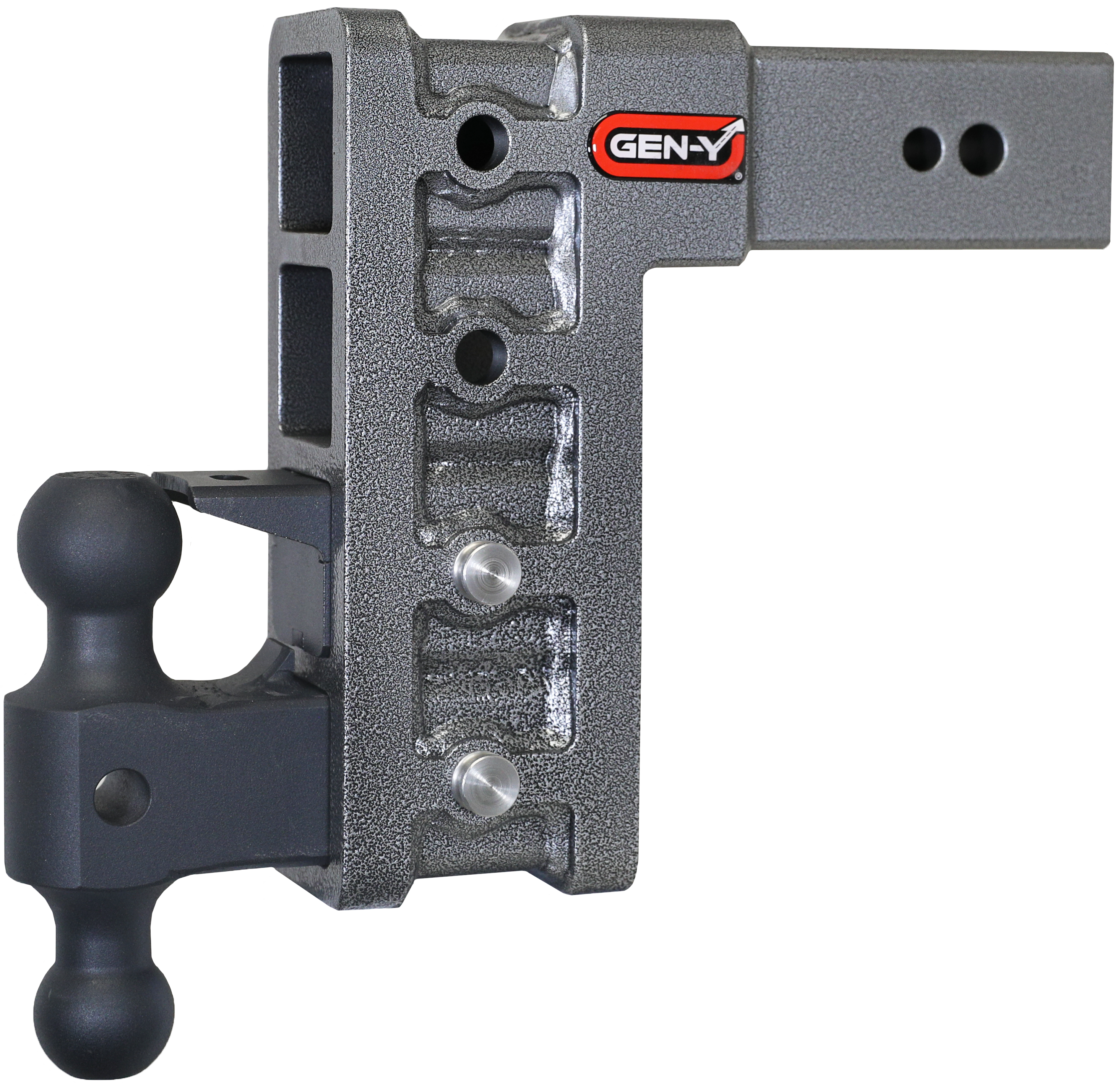GEN-Y Hitch GH-1724 - Mega-Duty Drop Hitch, Silver Vein, Steel