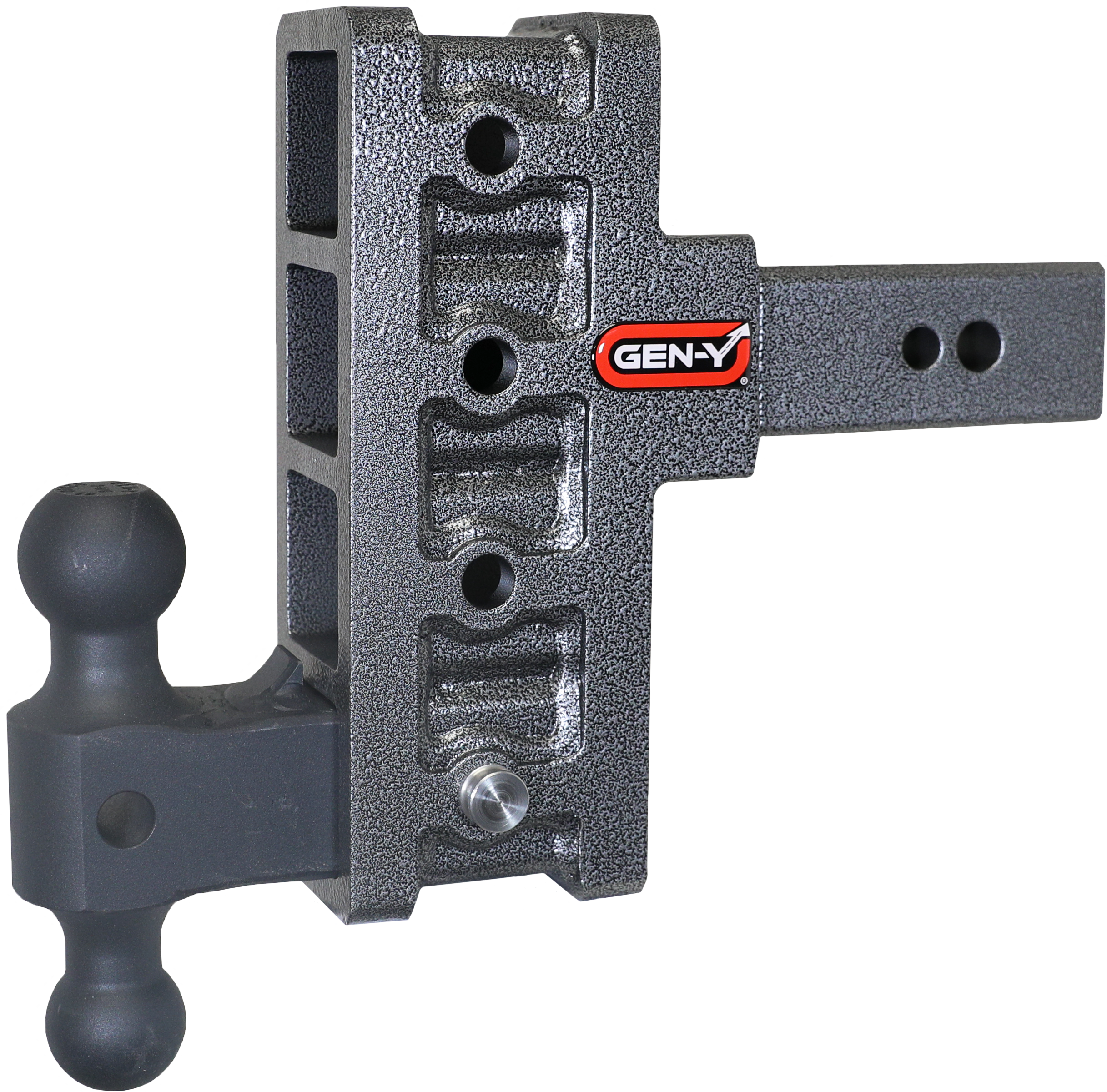 GEN-Y Hitch GH-1914 - Mega-Duty Drop Hitch, Silver Vein, Steel